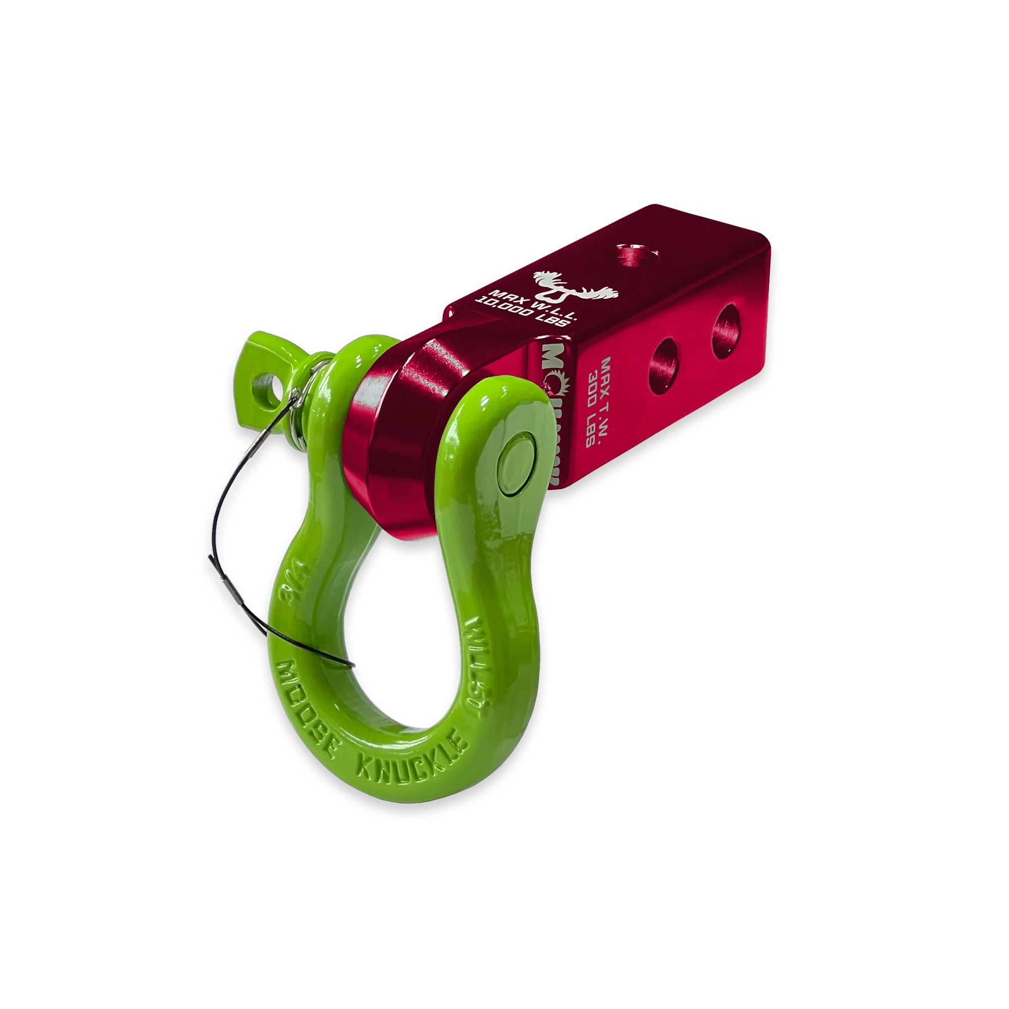 Red B'oh 3/4 Spin Pin Shackle and Mohawk 2.0 Receiver Combo - Image 4