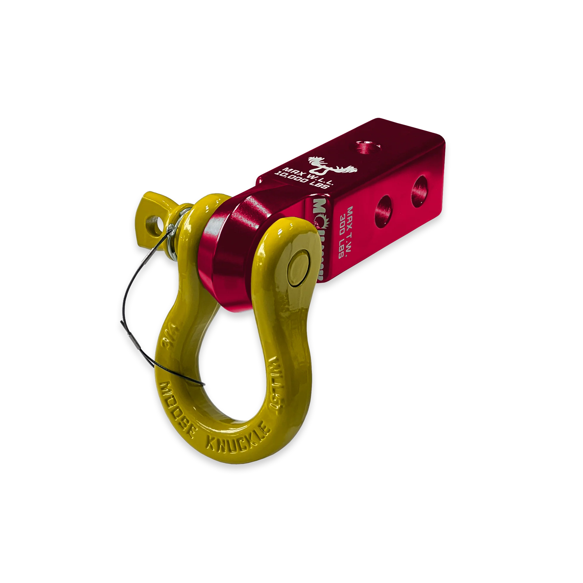 Red B'oh 3/4 Spin Pin Shackle and Mohawk 2.0 Receiver Combo - Image 5