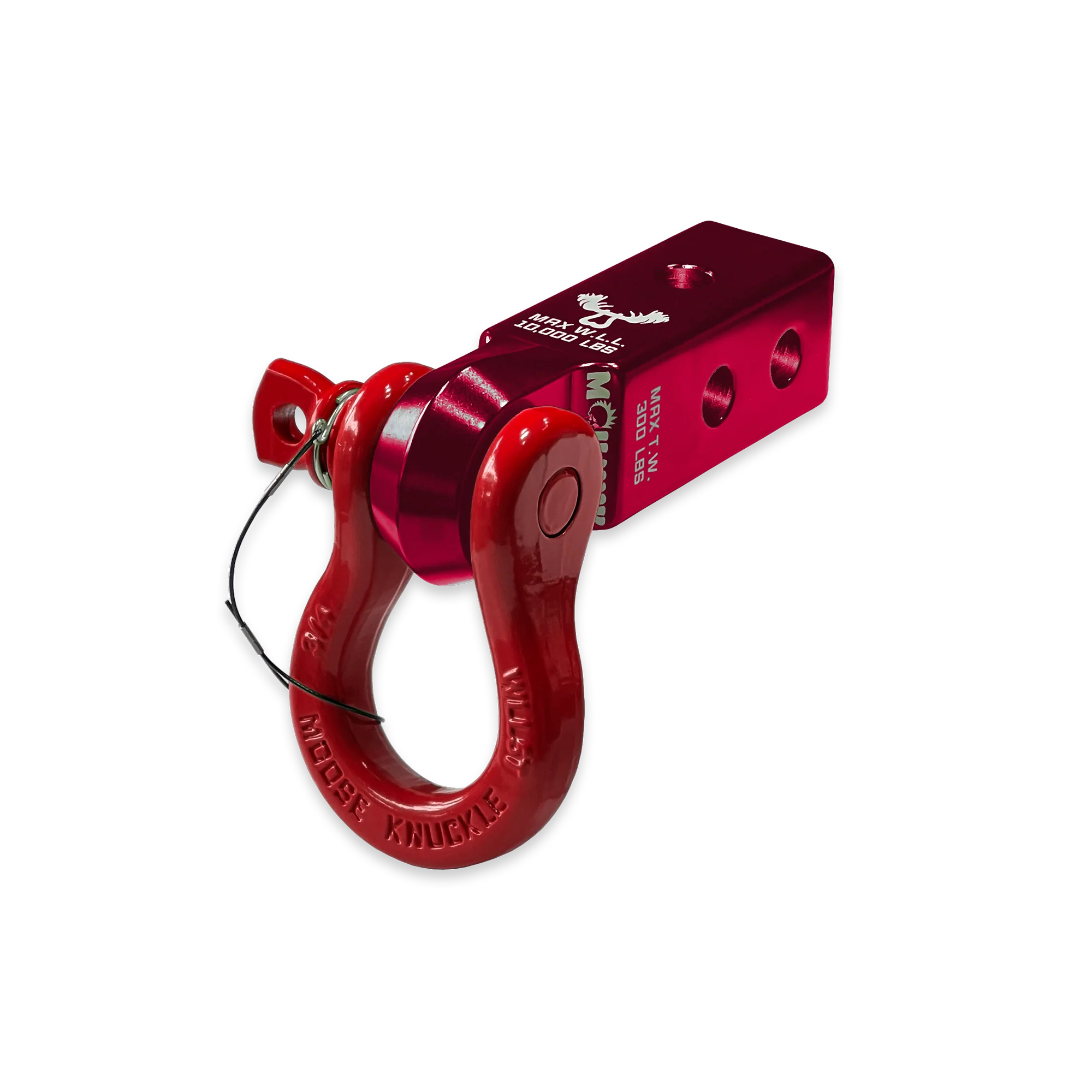 Red B'oh 3/4 Spin Pin Shackle and Mohawk 2.0 Receiver Combo - Image 7