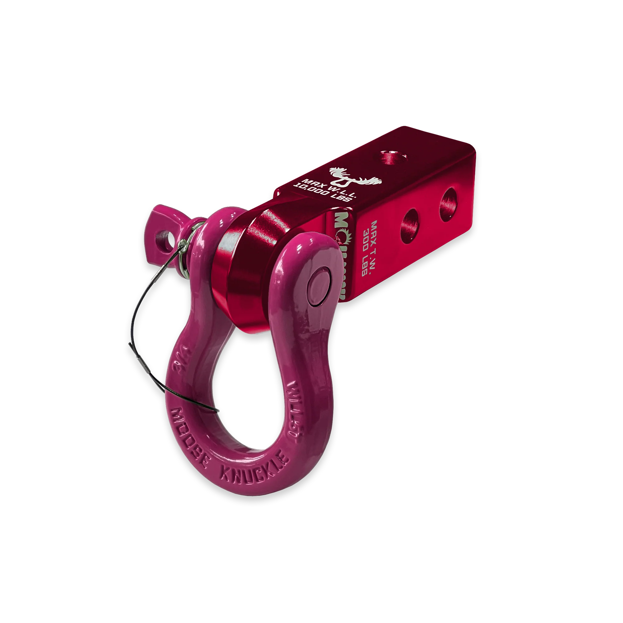 Red B'oh 3/4 Spin Pin Shackle and Mohawk 2.0 Receiver Combo - Image 8