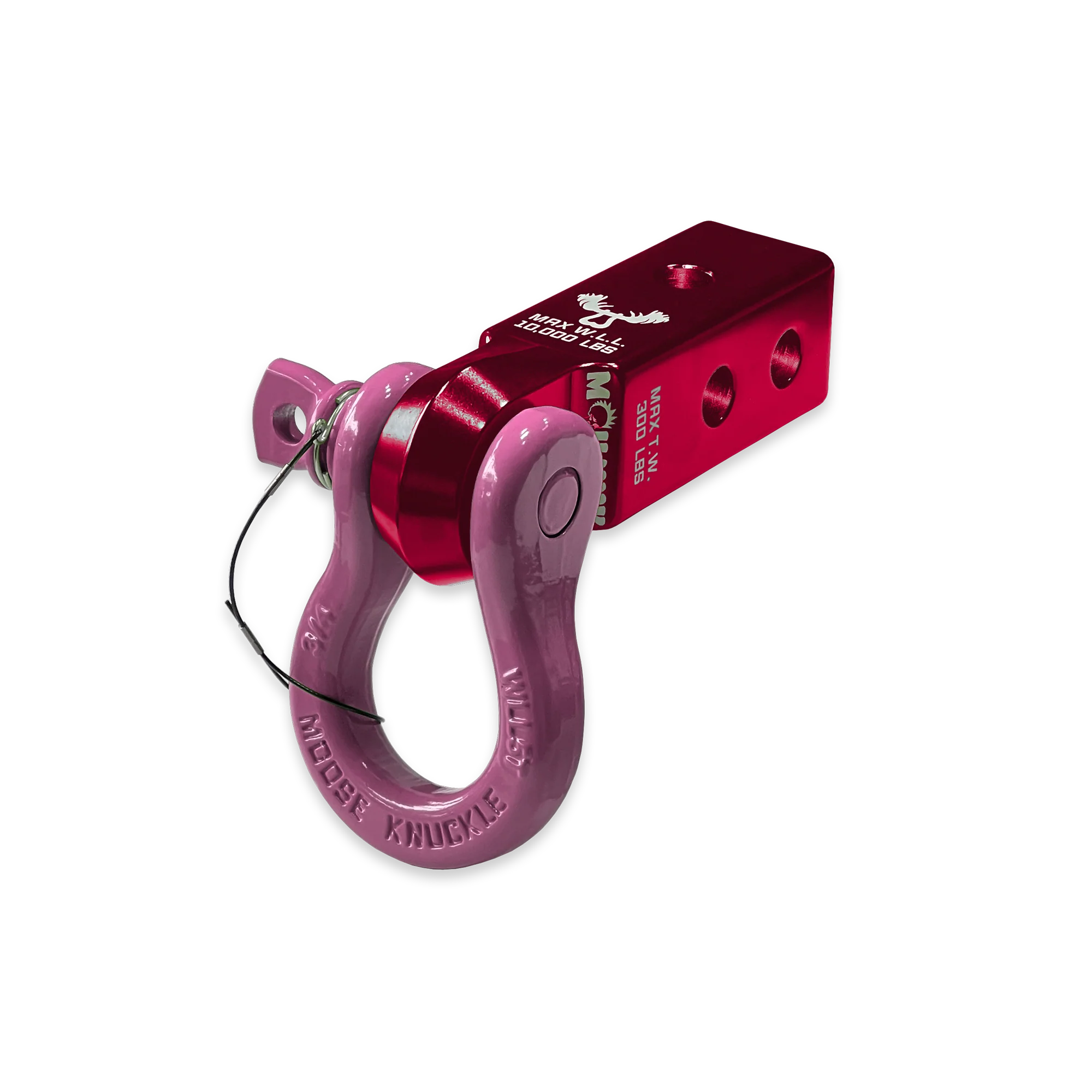 Red B'oh 3/4 Spin Pin Shackle and Mohawk 2.0 Receiver Combo - Image 9