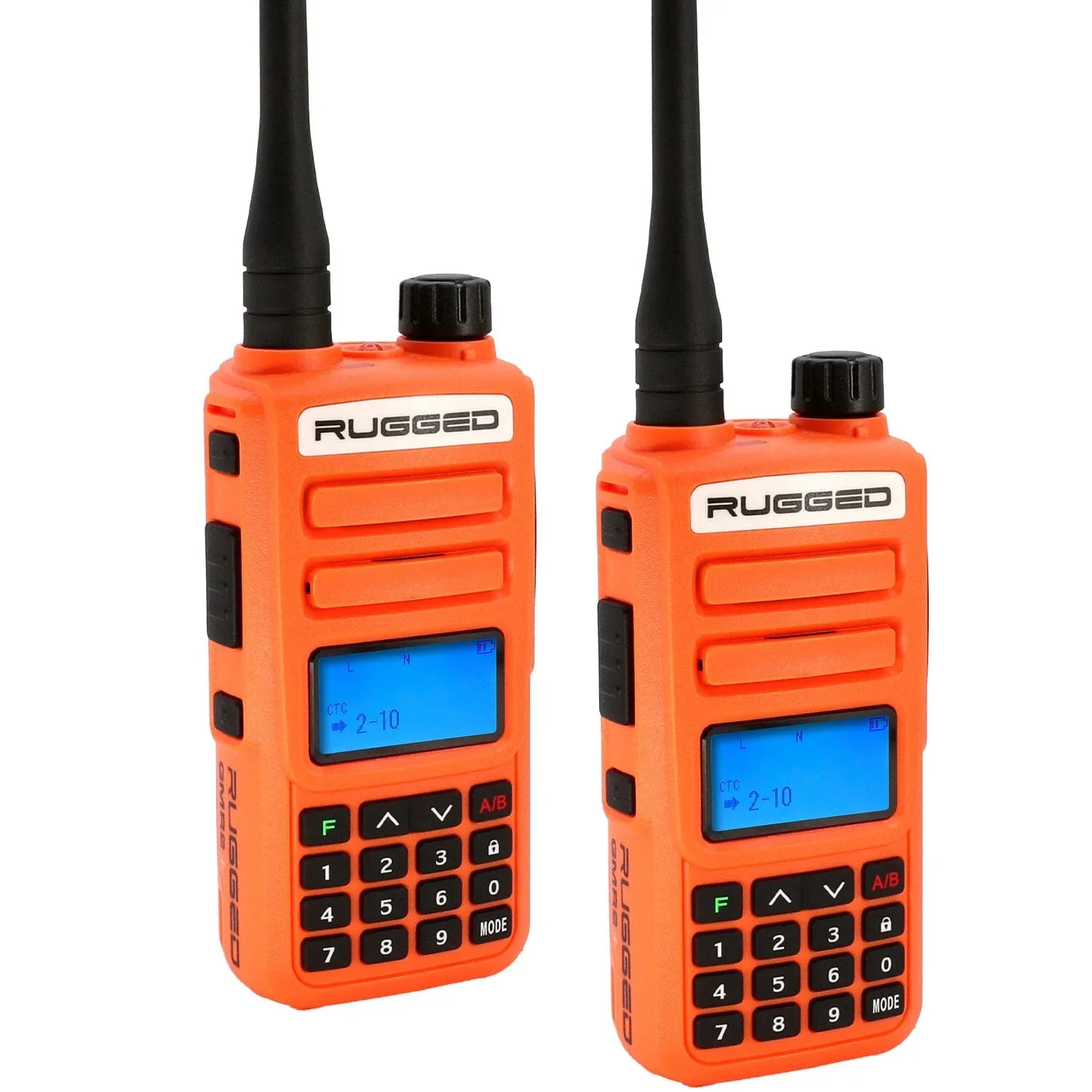 Rugged GMR2 Plus GMRS/FRS Two Way Handheld Radios (2-Pack) - Image 2