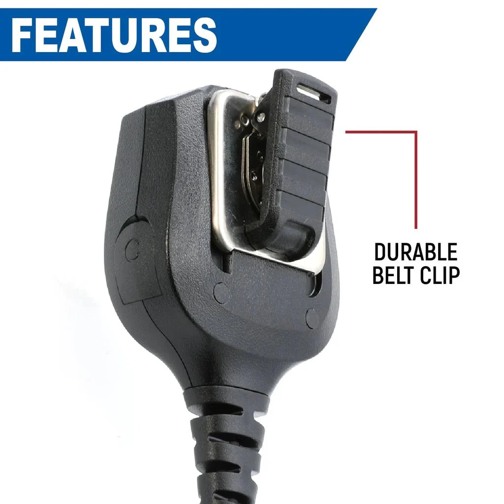 Rugged Hand Speaker Mic Waterproof for Handheld Radios - Image 4