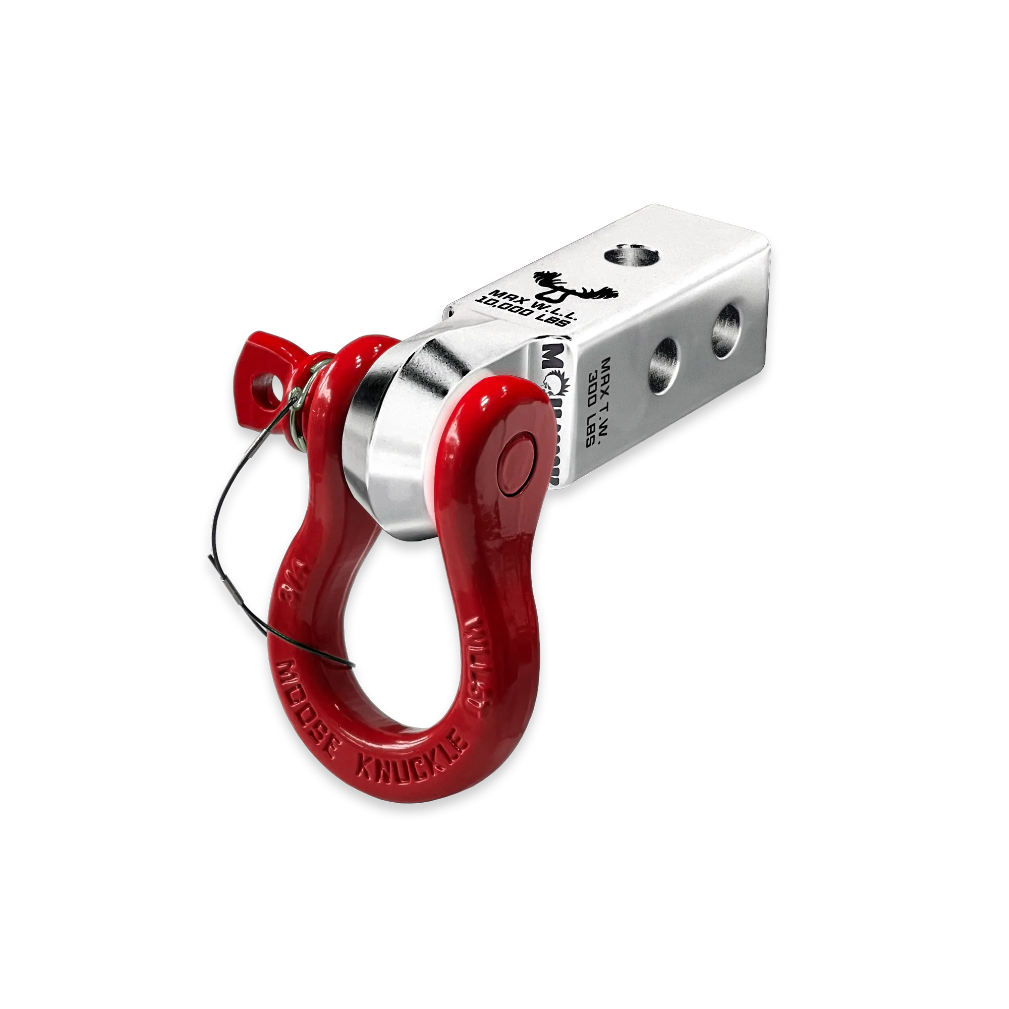 Silver B'oh 3/4 Spin Pin Shackle and Atomic Silver Mohawk 2.0 Receiver Combo