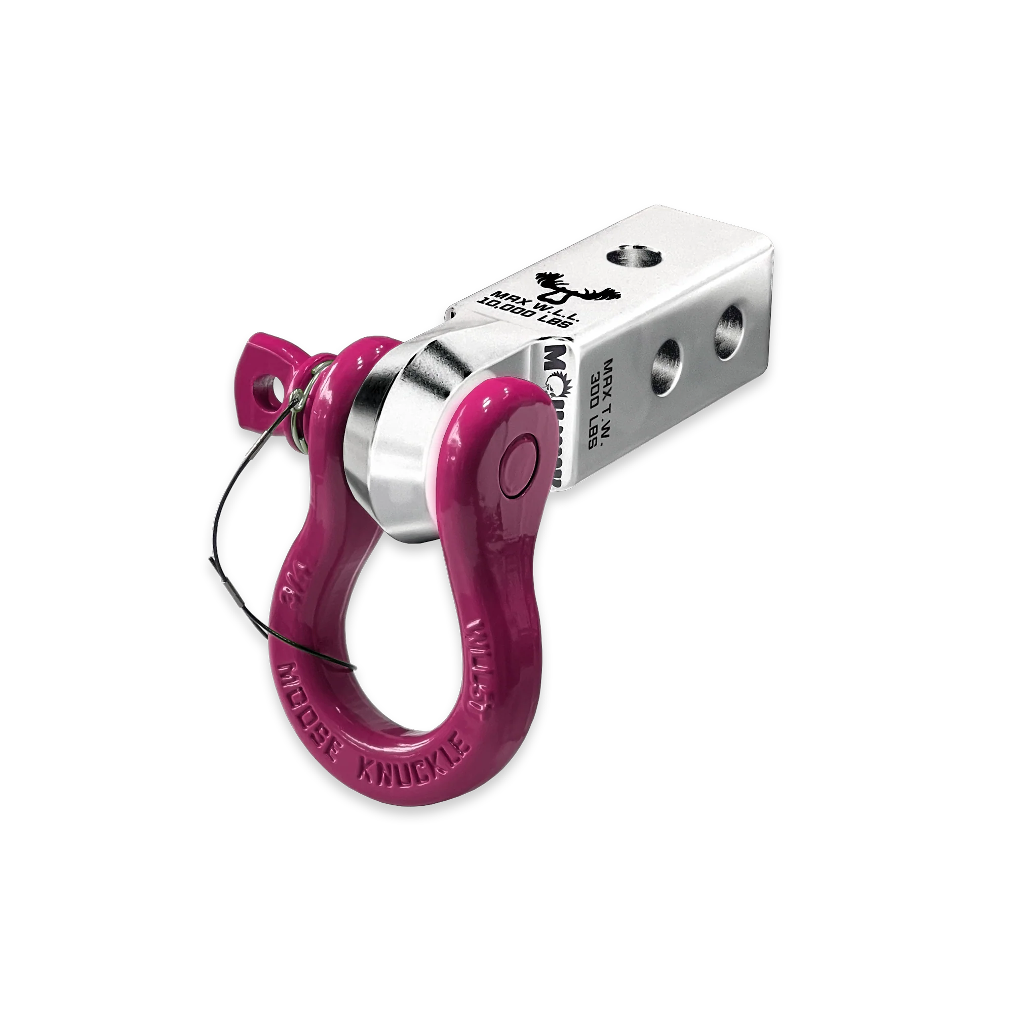 Silver B'oh 3/4 Spin Pin Shackle and Atomic Silver Mohawk 2.0 Receiver Combo - Image 8