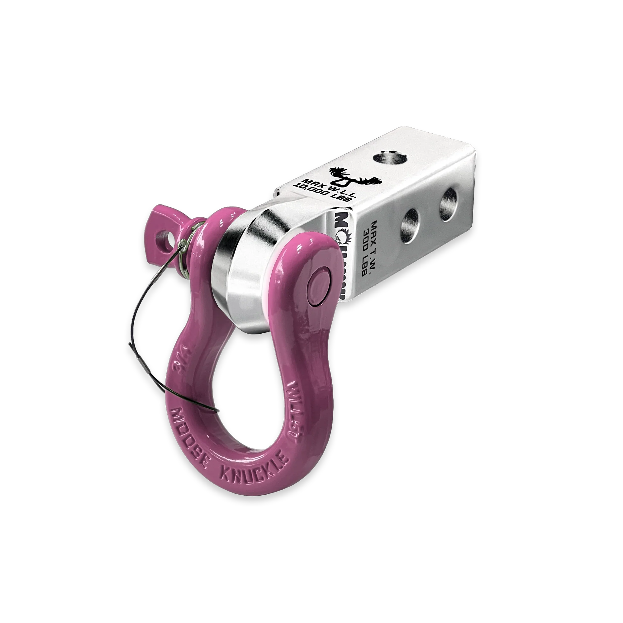 Silver B'oh 3/4 Spin Pin Shackle and Atomic Silver Mohawk 2.0 Receiver Combo - Image 9