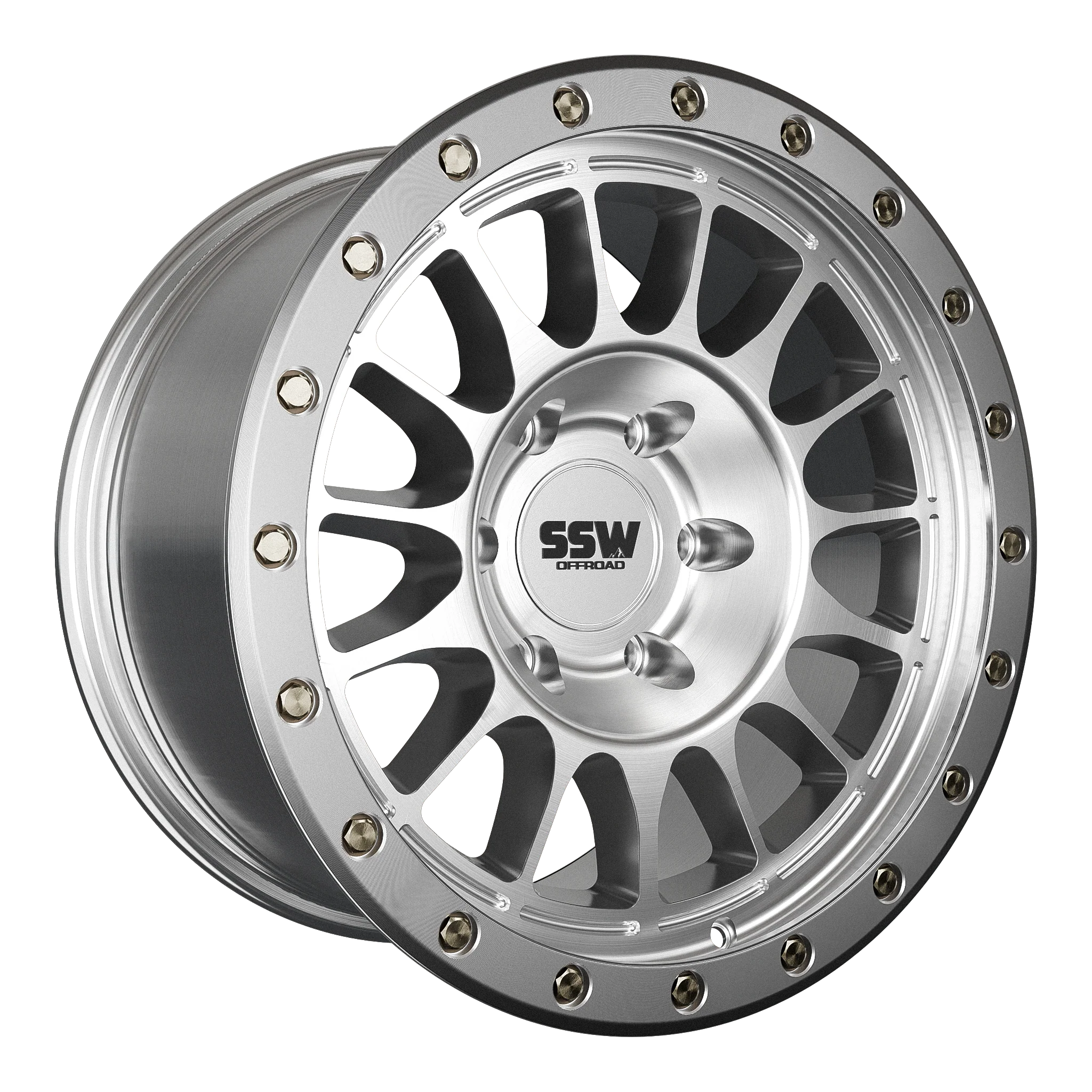 SSW Offroad Dakar Evo - Machined Silver (17X9.0 +0) - Image 2