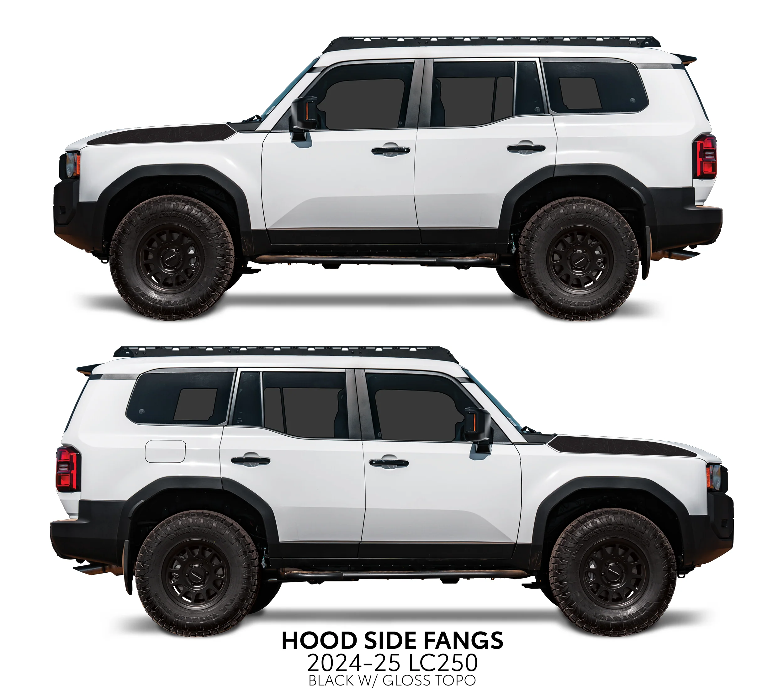 Taco Viny Hood Side Fangs for Land Cruiser 250 (2024-2025) - Image 24