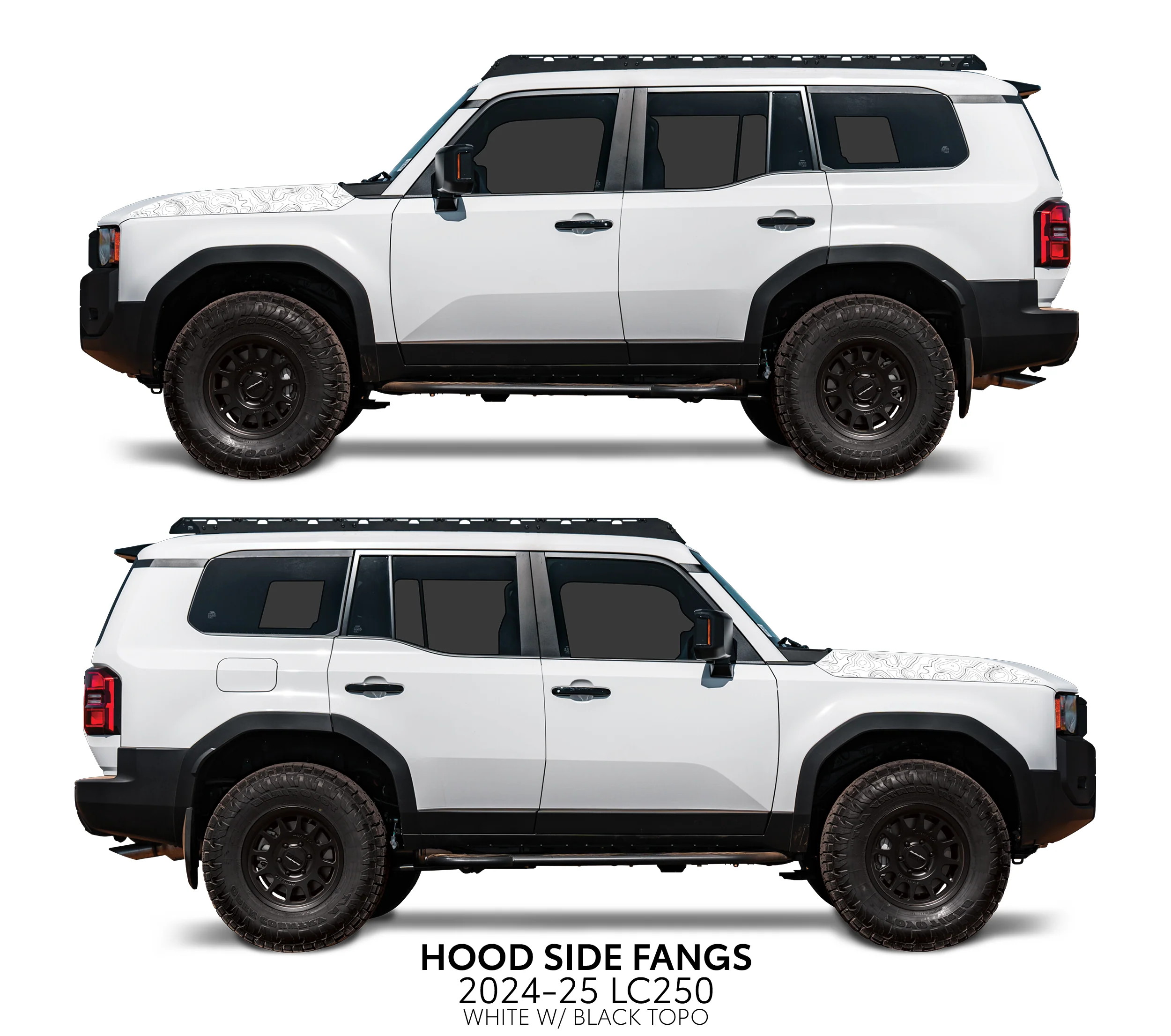 Taco Viny Hood Side Fangs for Land Cruiser 250 (2024-2025) - Image 35