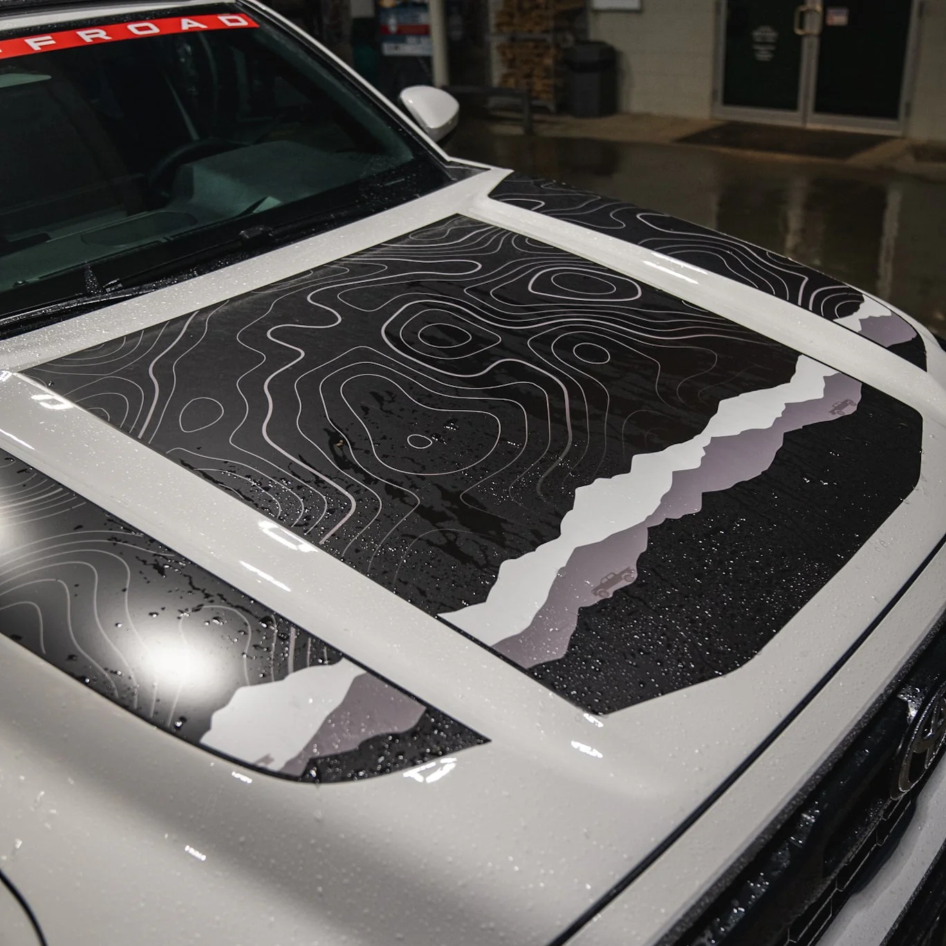 Taco Vinyl Apex Hood Stamp for Tacoma (2024-2025) - Image 2
