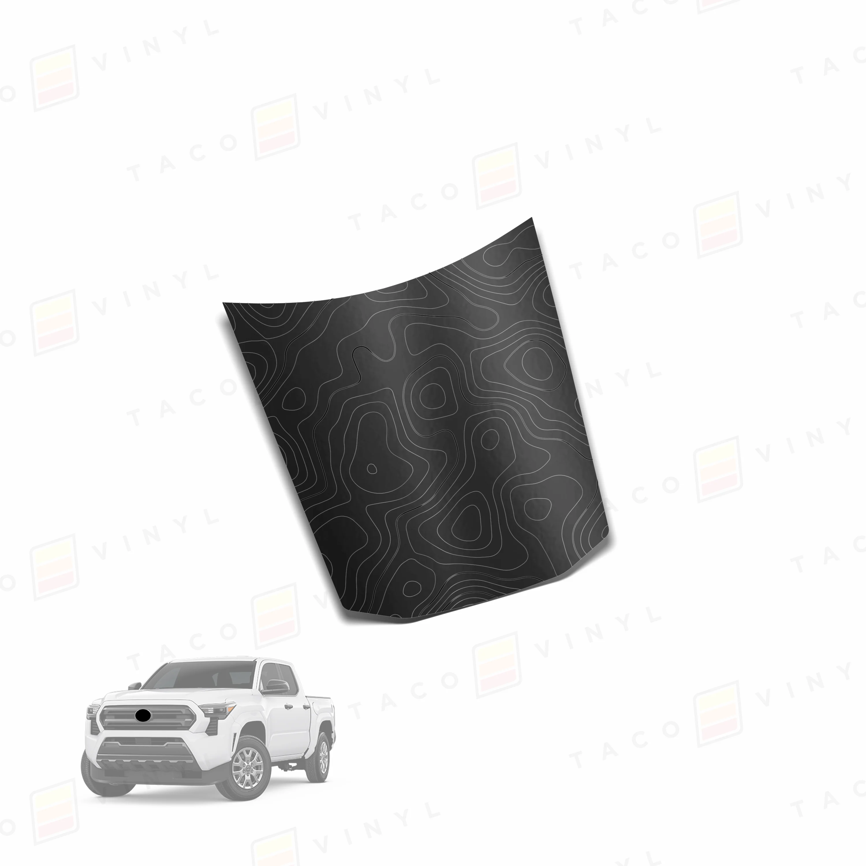 Taco Vinyl Center Hood Stamp for Tacoma (2024-2025) - Image 11