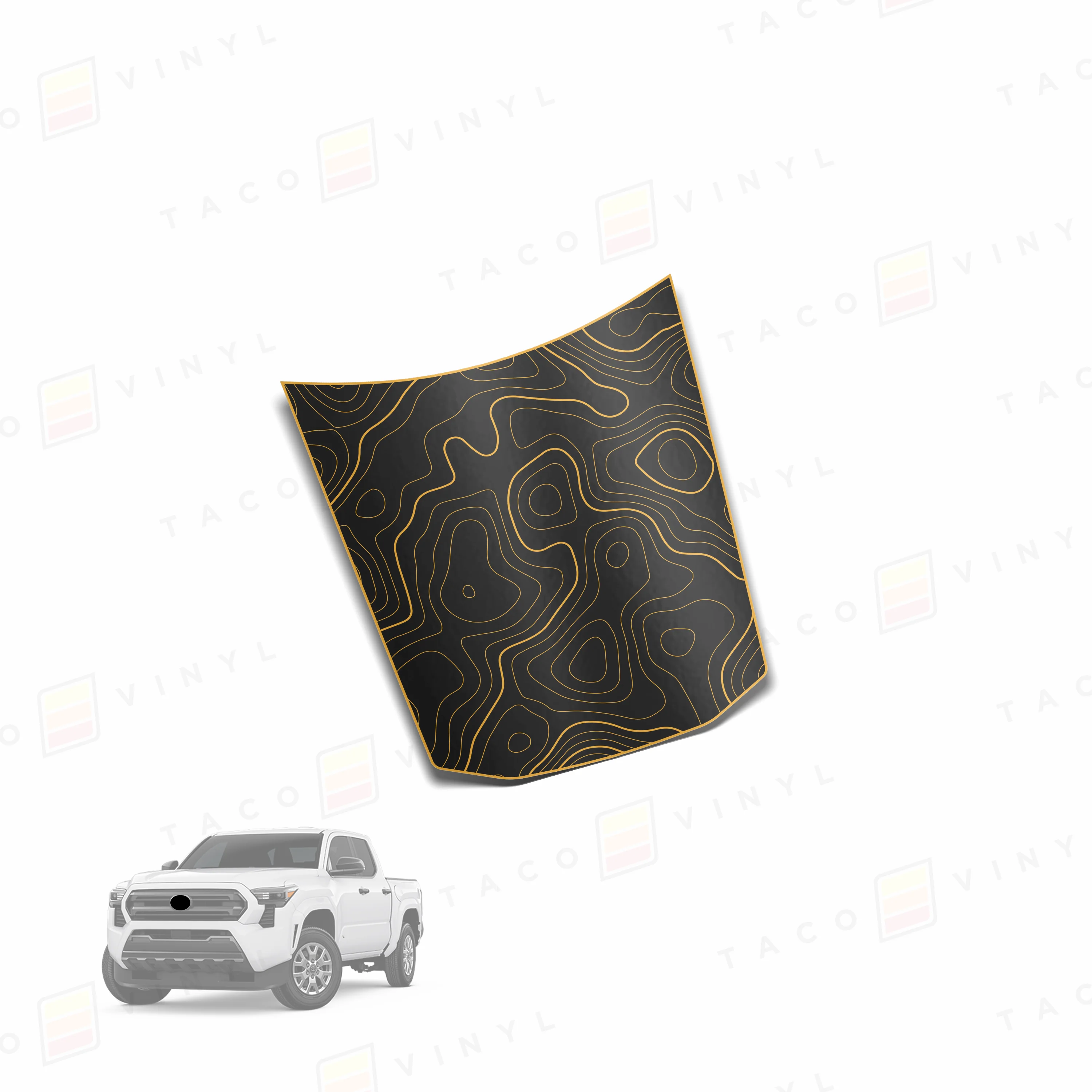 Taco Vinyl Center Hood Stamp for Tacoma (2024-2025) - Image 12