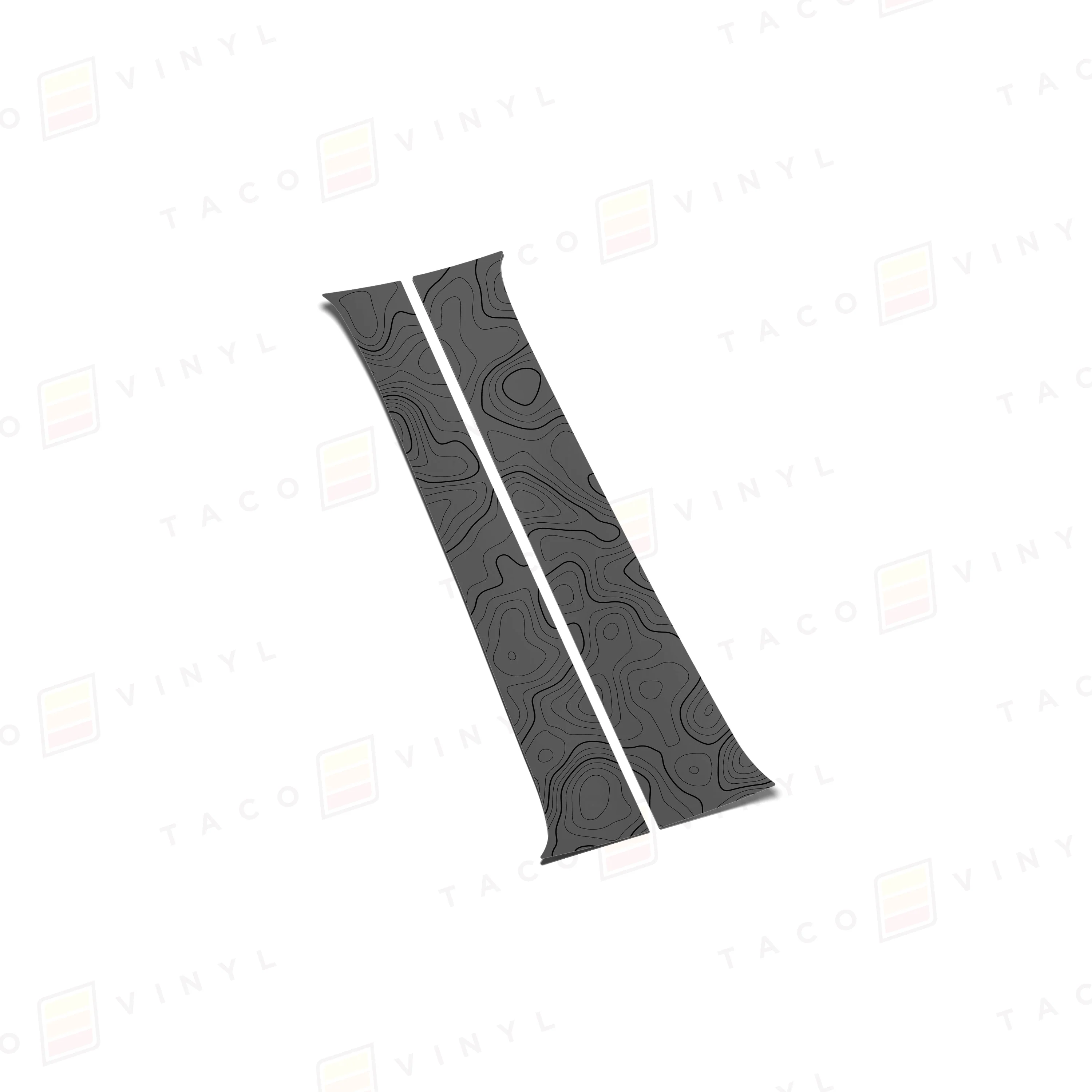 Taco Vinyl Door Pillar Decals for Tacoma (2016-2023) - Image 6
