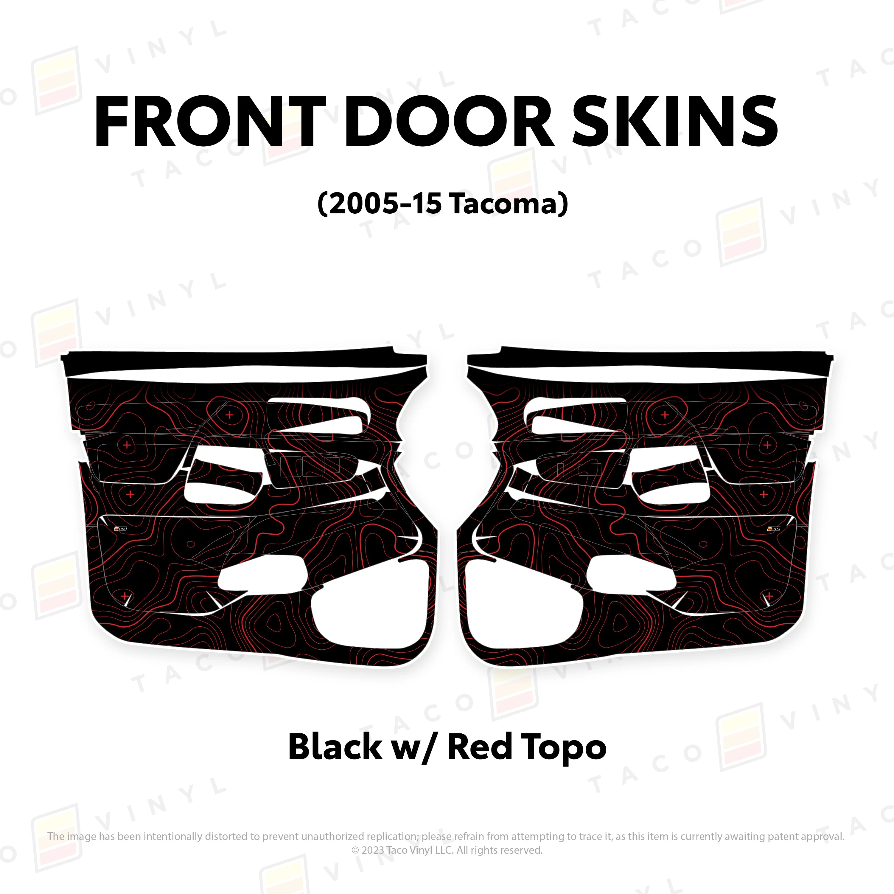 Taco Vinyl Door Skins for Tacoma (2005-2015) - Image 15