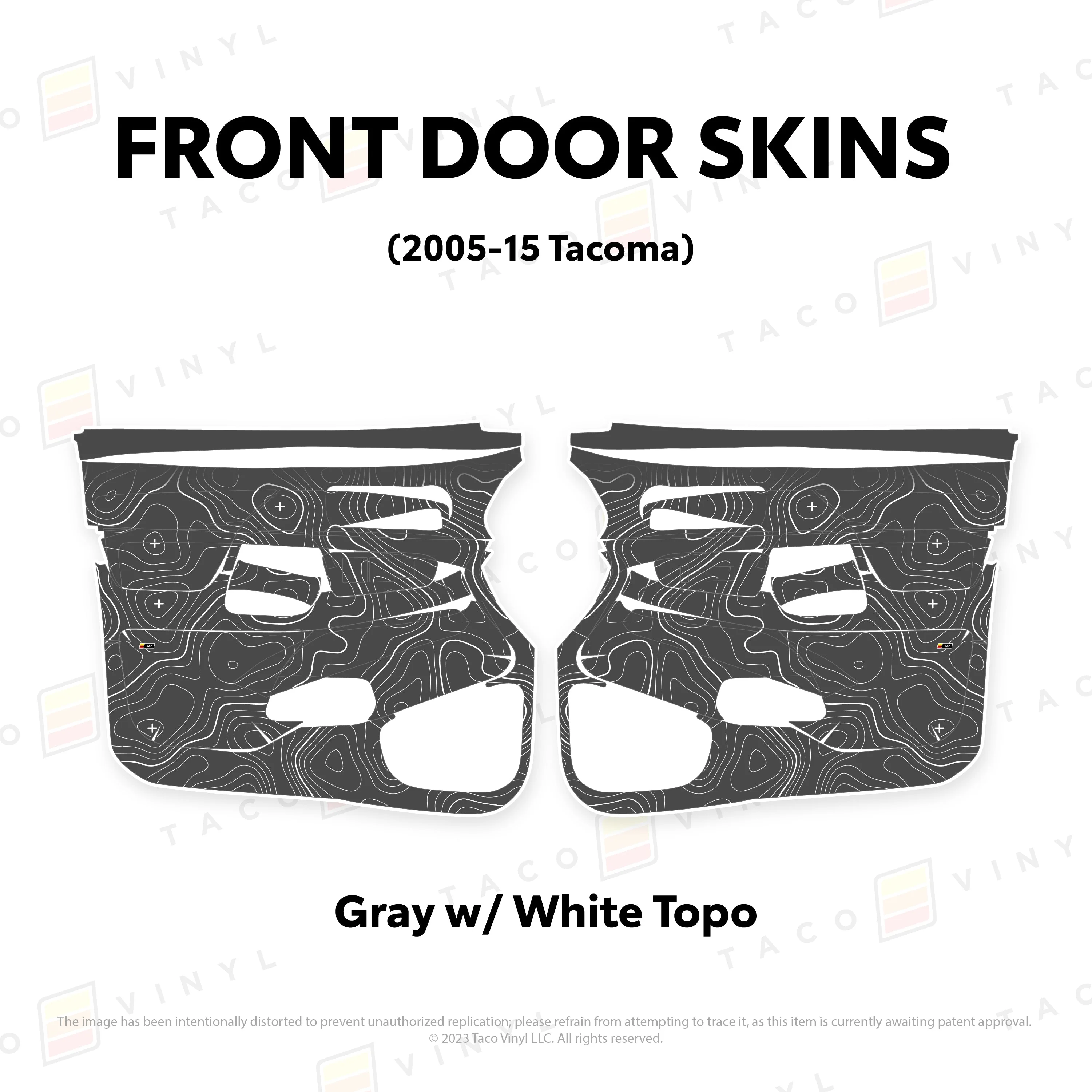 Taco Vinyl Door Skins for Tacoma (2005-2015) - Image 50