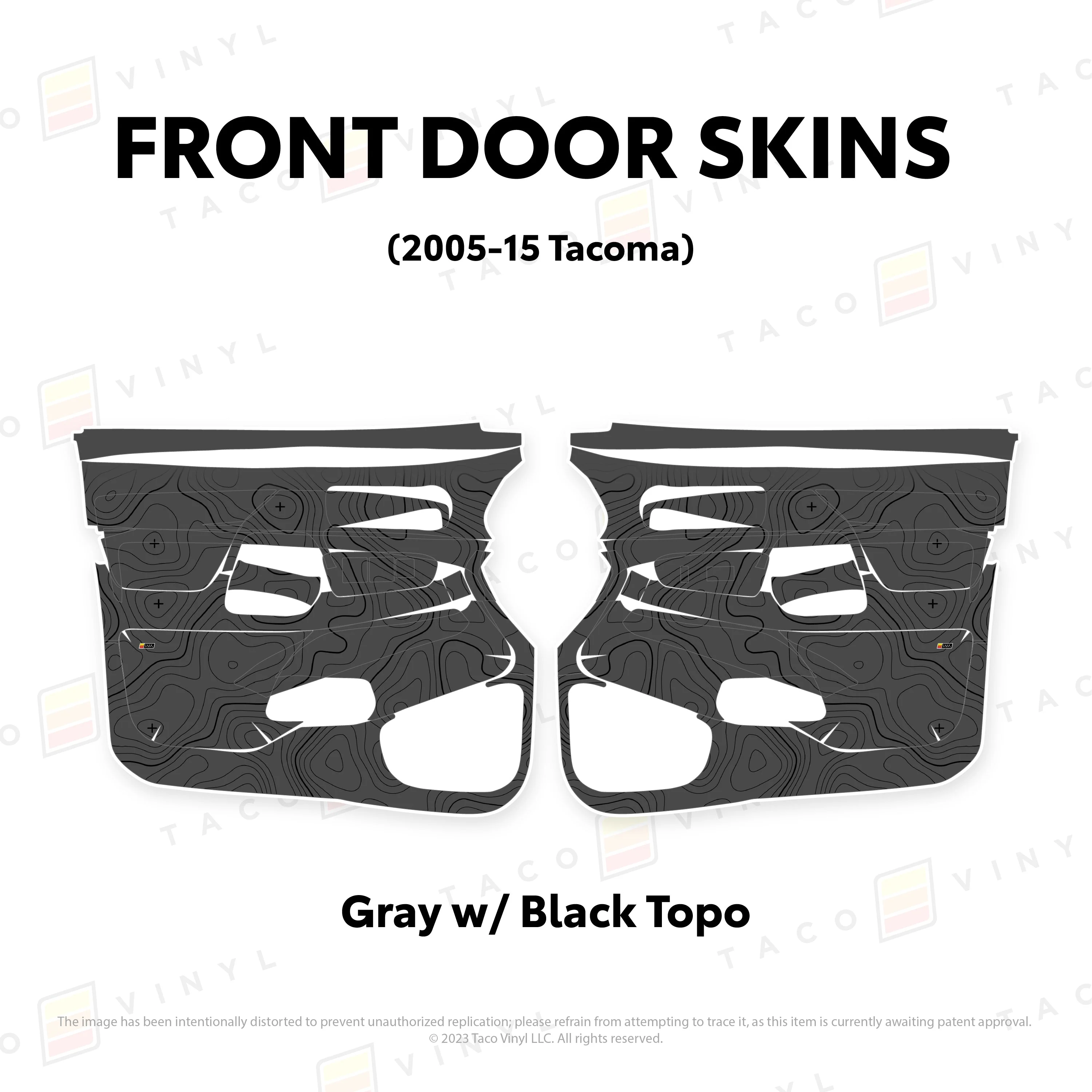 Taco Vinyl Door Skins for Tacoma (2005-2015) - Image 57