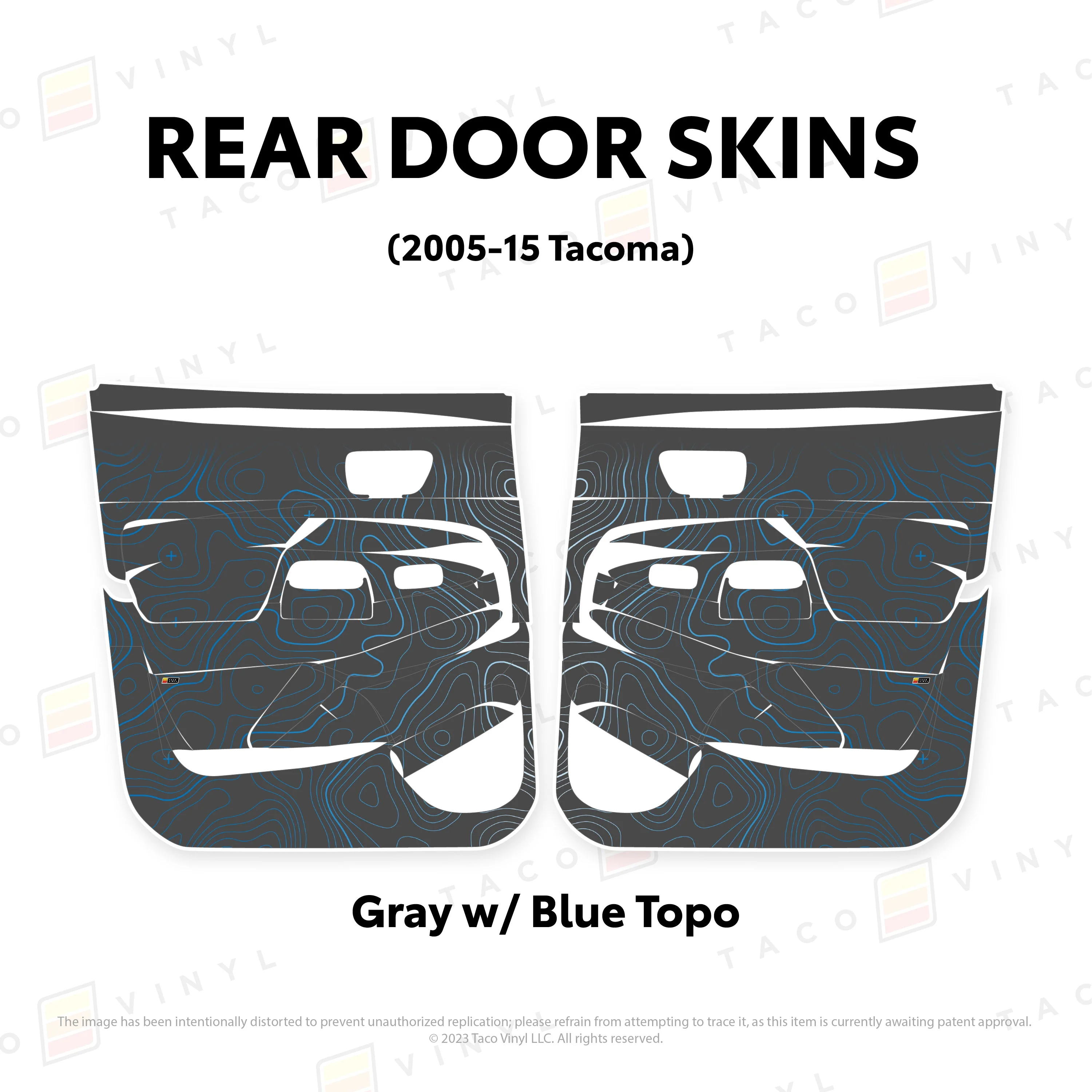 Taco Vinyl Door Skins for Tacoma (2005-2015) - Image 70