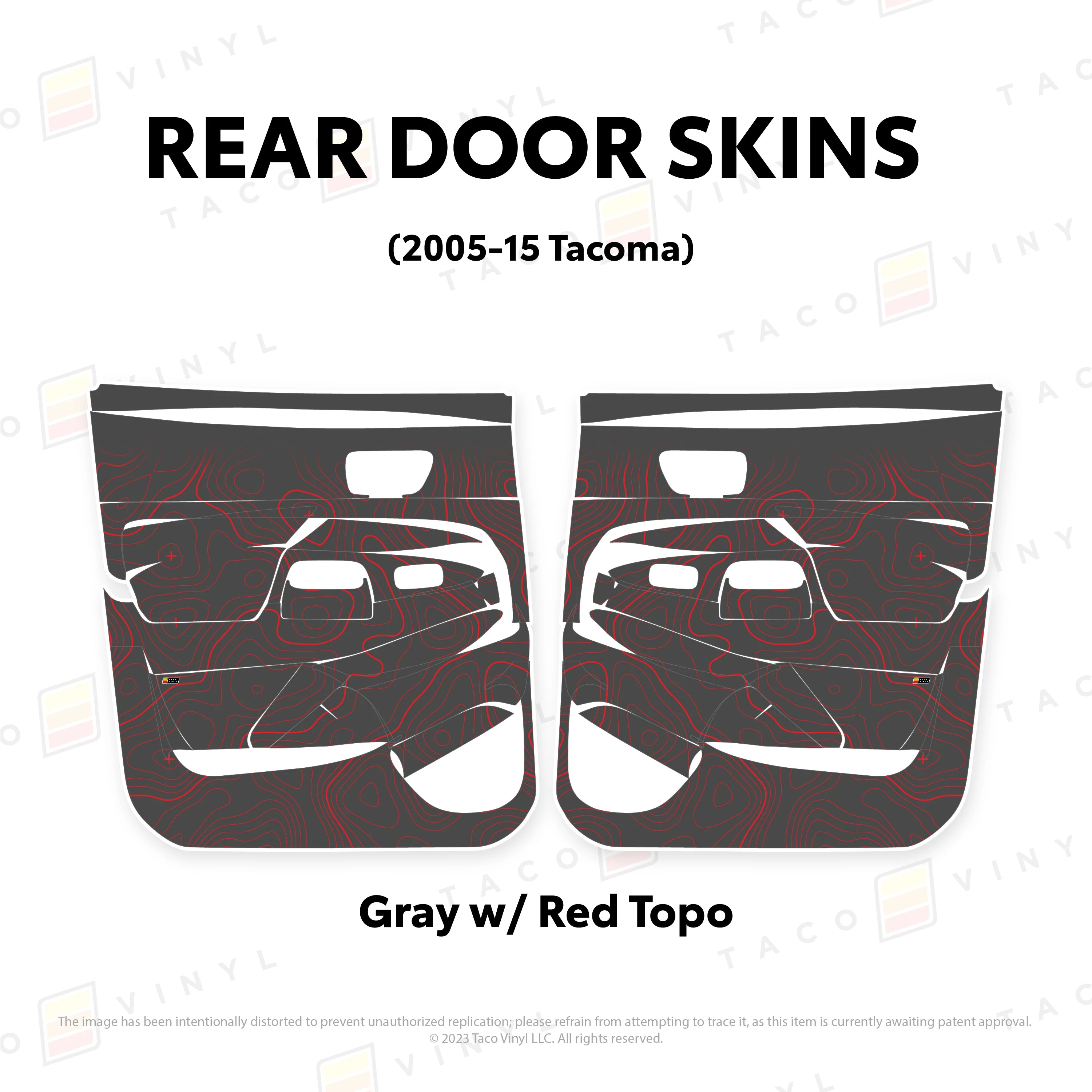 Taco Vinyl Door Skins for Tacoma (2005-2015) - Image 72