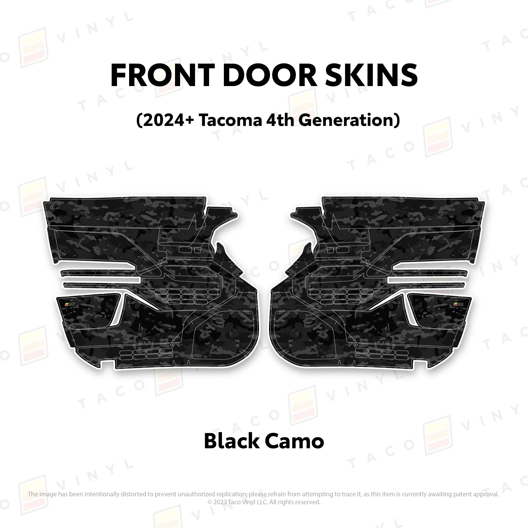 Taco Vinyl Door Skins for Tacoma (2024-2026) - Image 11