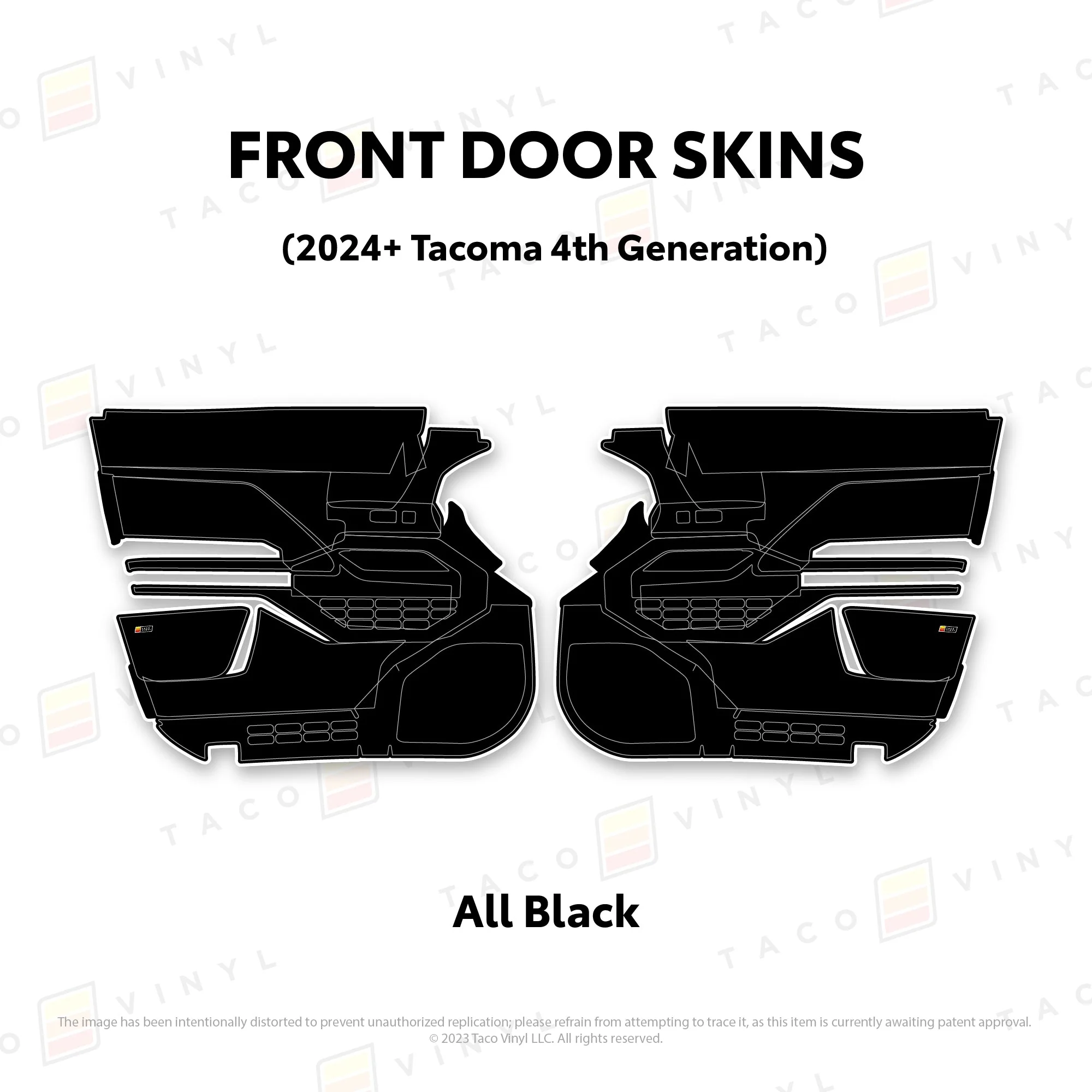 Taco Vinyl Door Skins for Tacoma (2024-2026) - Image 12