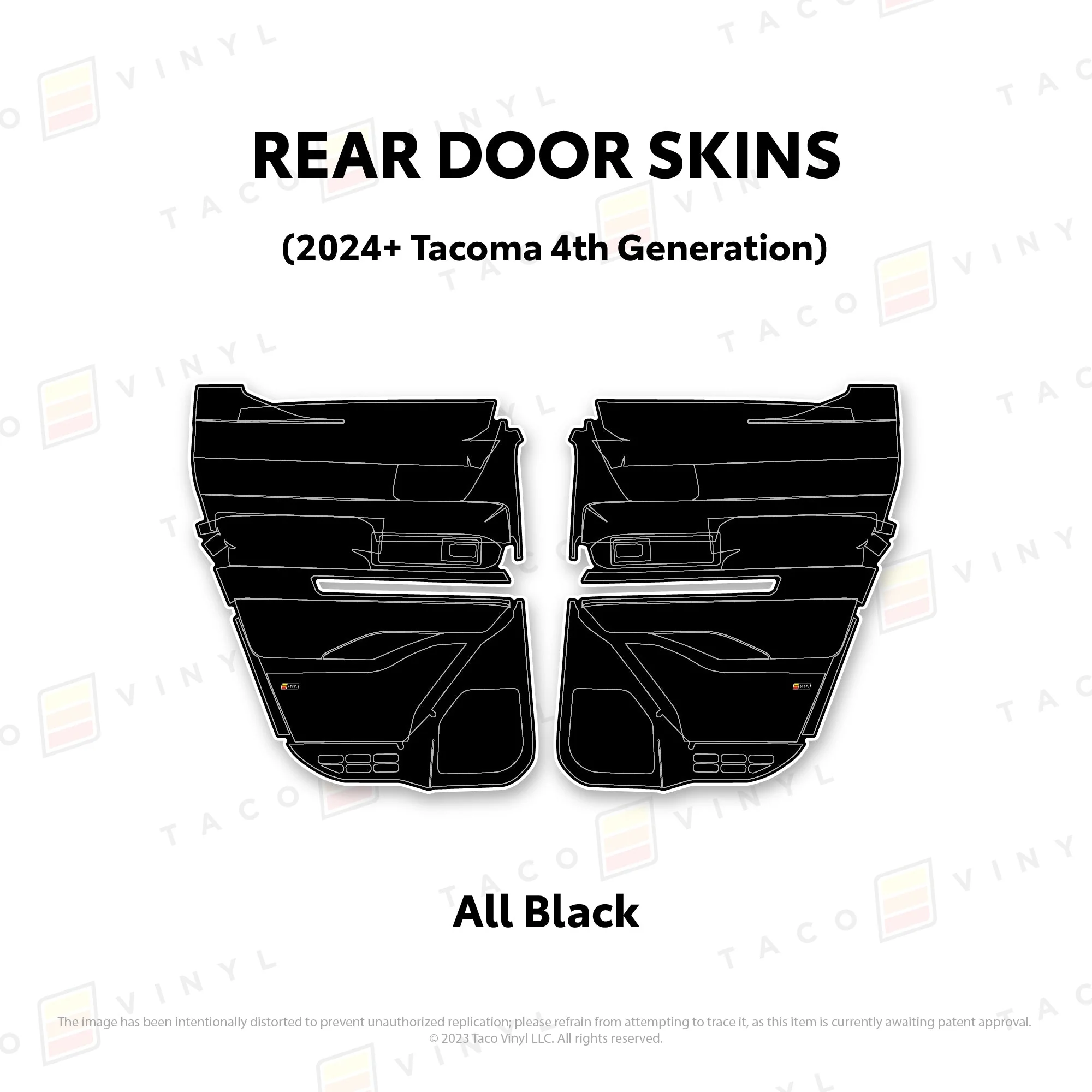 Taco Vinyl Door Skins for Tacoma (2024-2026) - Image 20