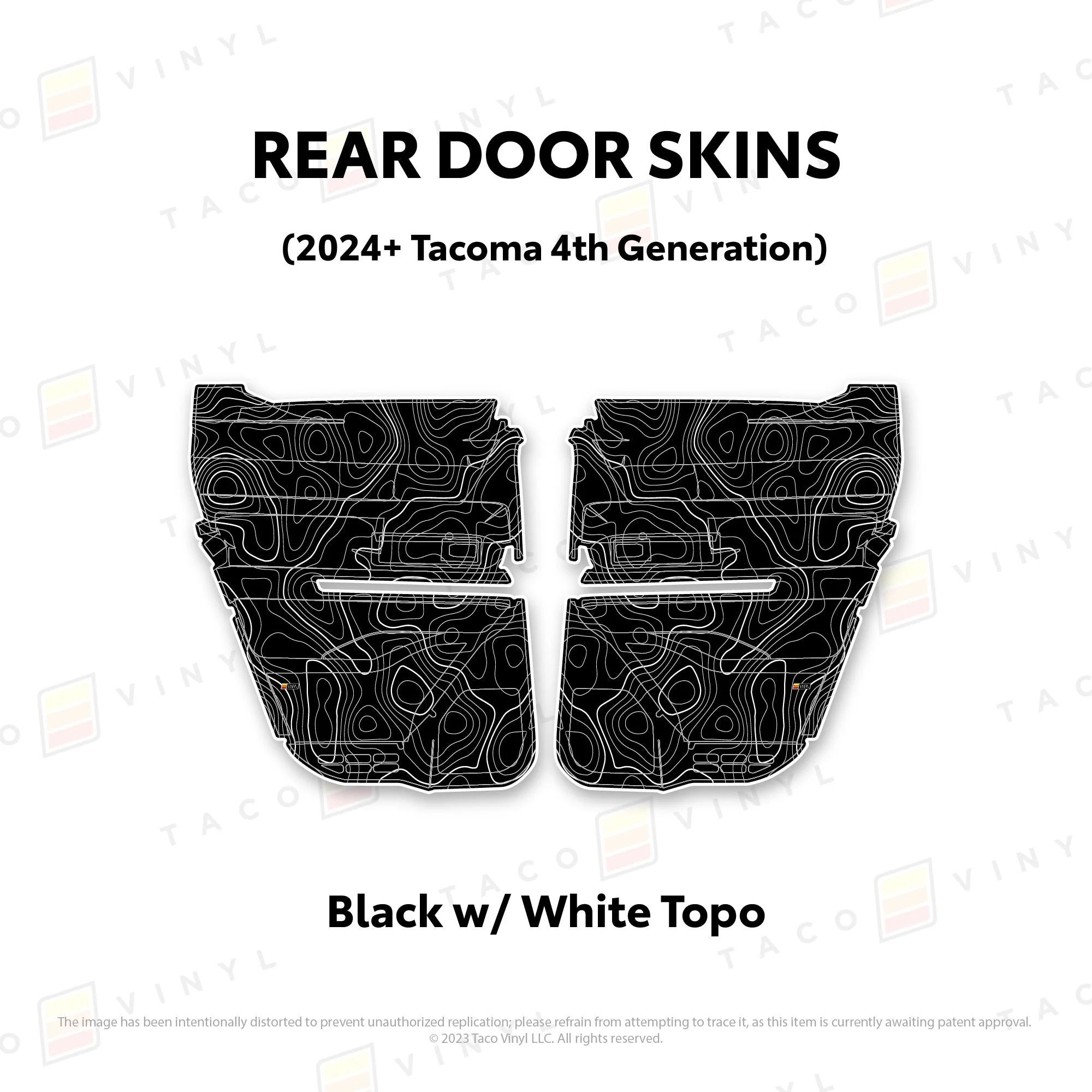 Taco Vinyl Door Skins for Tacoma (2024-2026) - Image 26