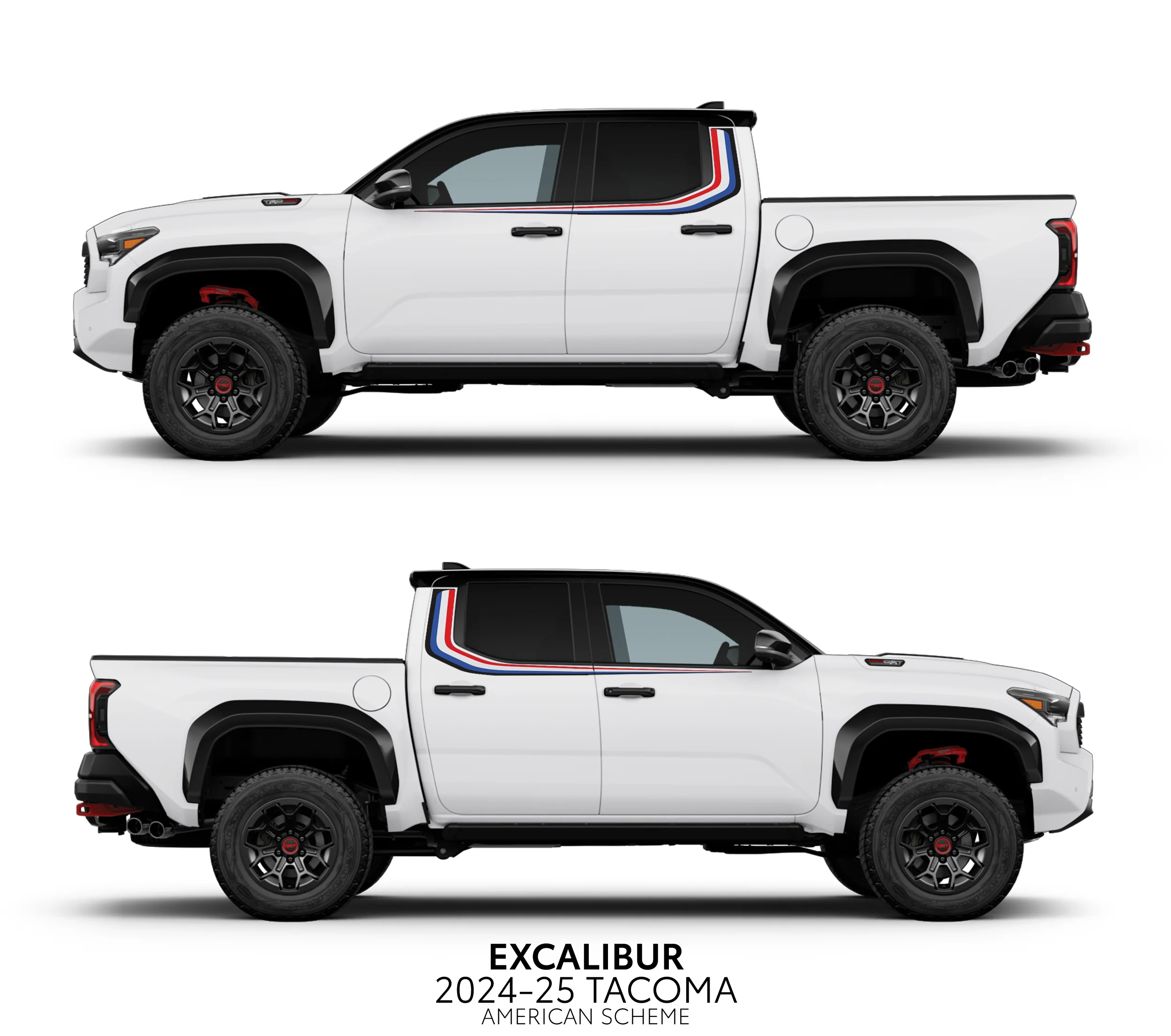 Taco Vinyl Excalibur Decal Kit for Tacoma (2024-2025) - Image 6
