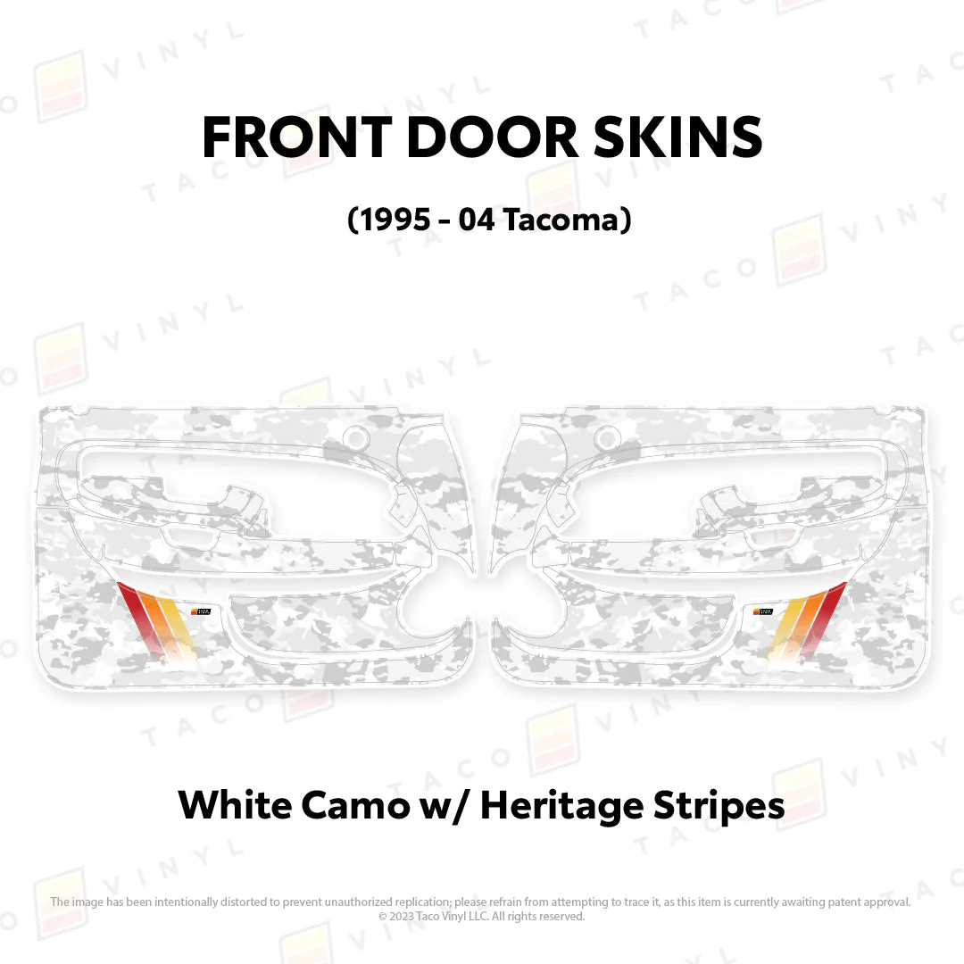 Taco Vinyl Full Door Skins for Tacoma (1995-2004) - Image 12