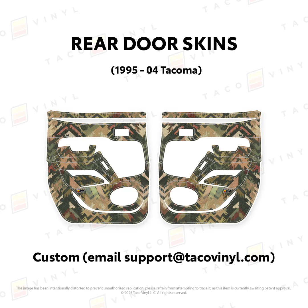 Taco Vinyl Full Door Skins for Tacoma (1995-2004) - Image 16