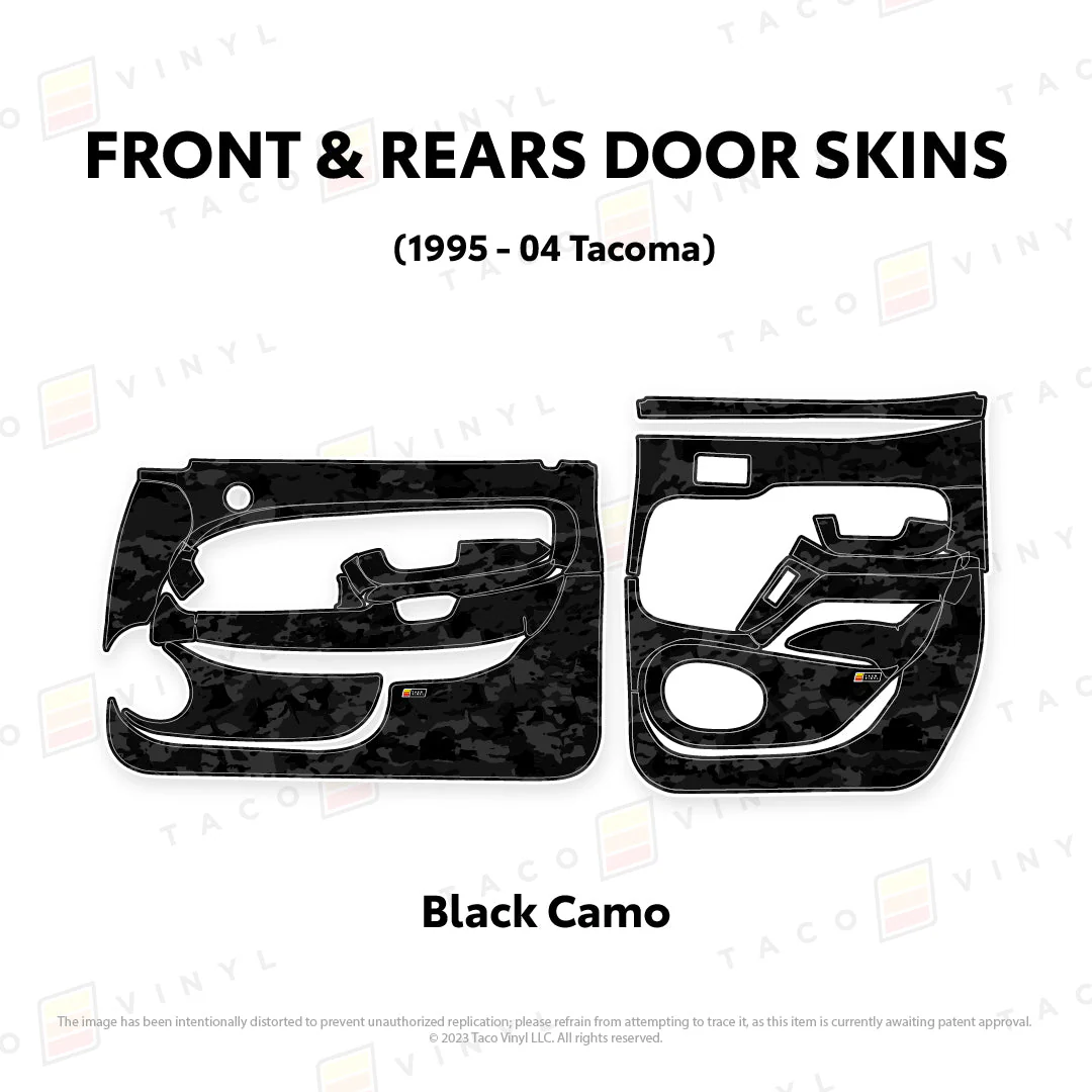 Taco Vinyl Full Door Skins for Tacoma (1995-2004) - Image 30
