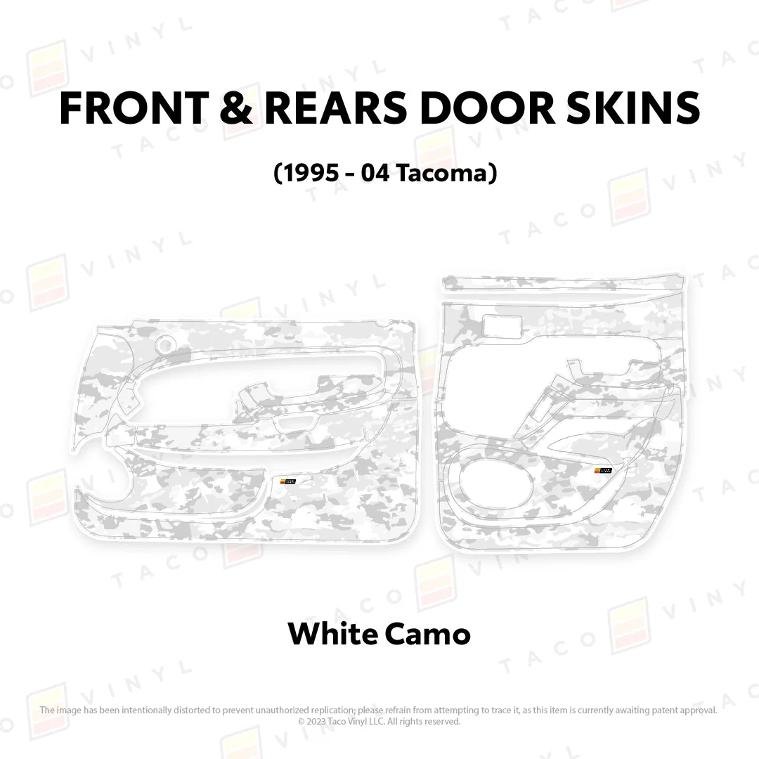 Taco Vinyl Full Door Skins for Tacoma (1995-2004) - Image 31