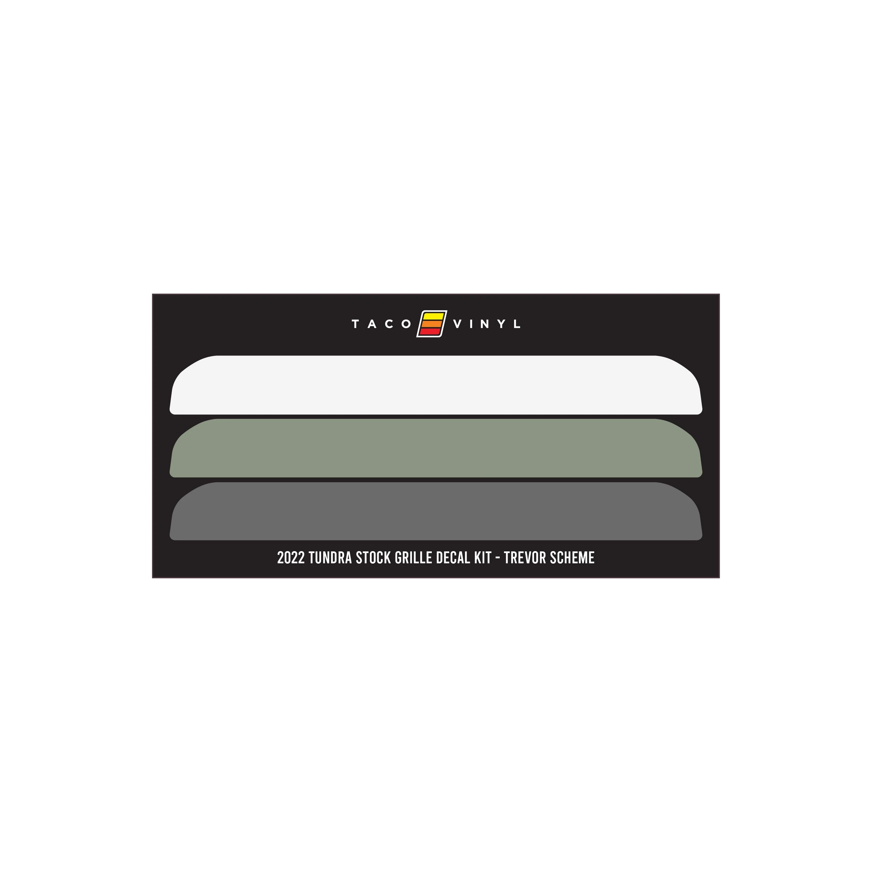 Taco Vinyl Offroad Grille Decal for Tundra (2022-2025) - Image 11
