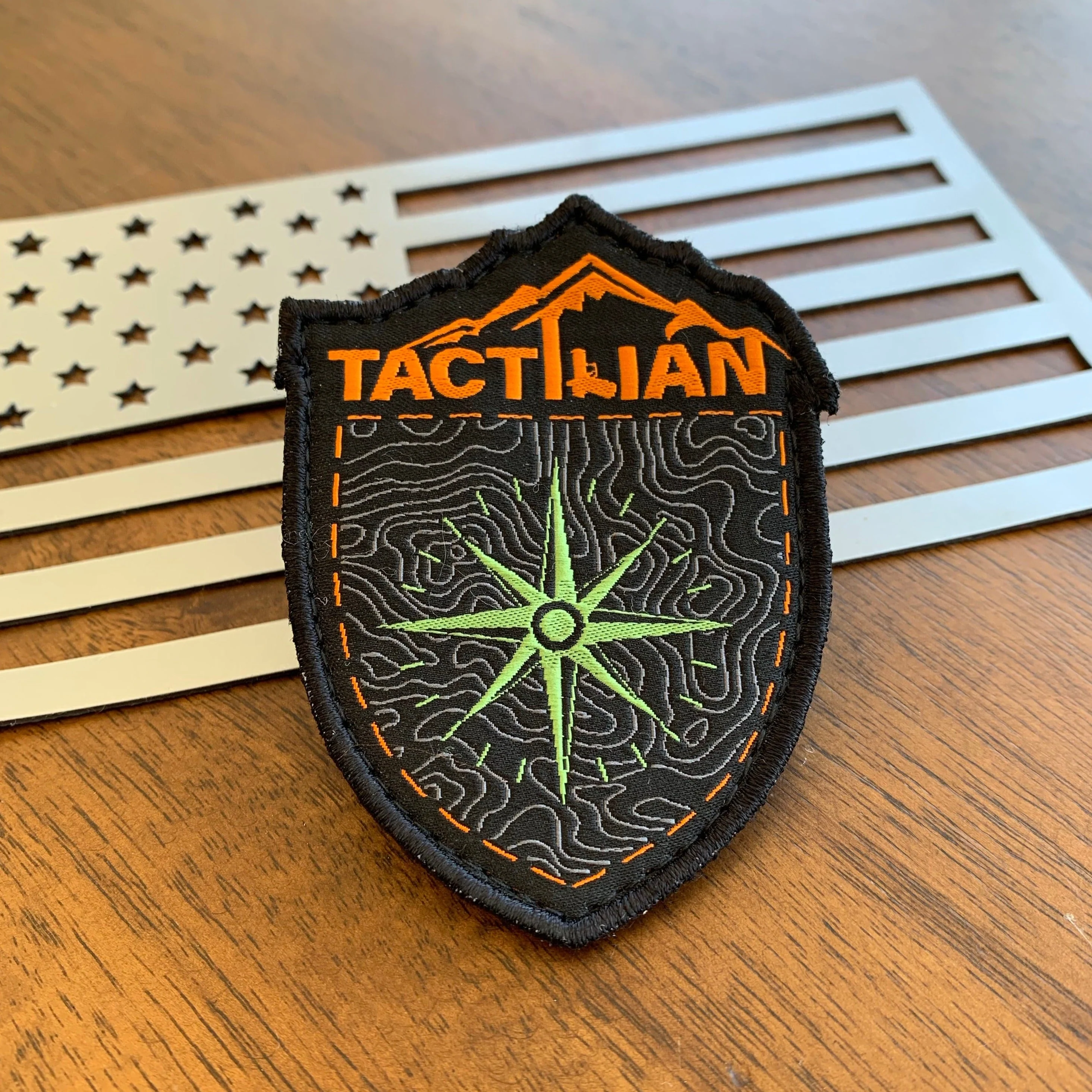 Tactilian Compass Topography Thread Patch - Image 2