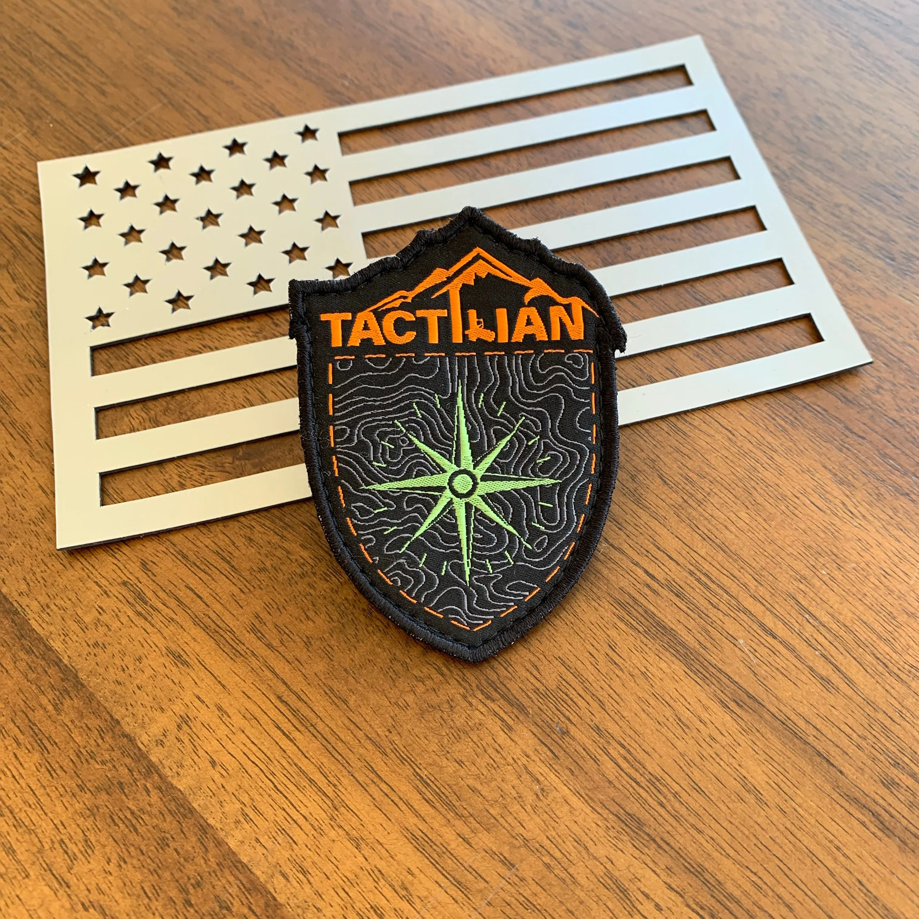 Tactilian Compass Topography Thread Patch - Image 4