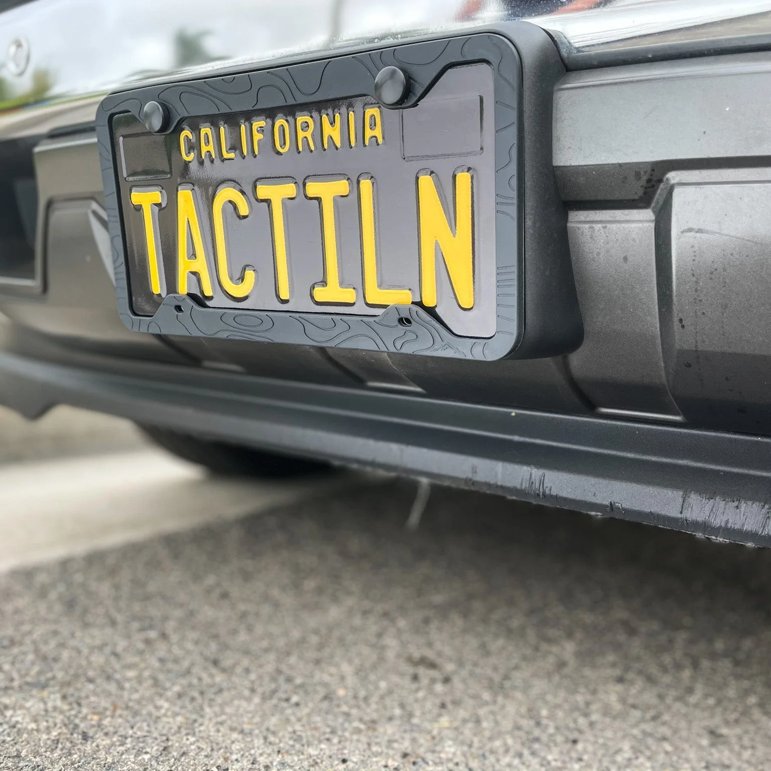 Tactilian Silicone Topography License Plate Frame - Image 4