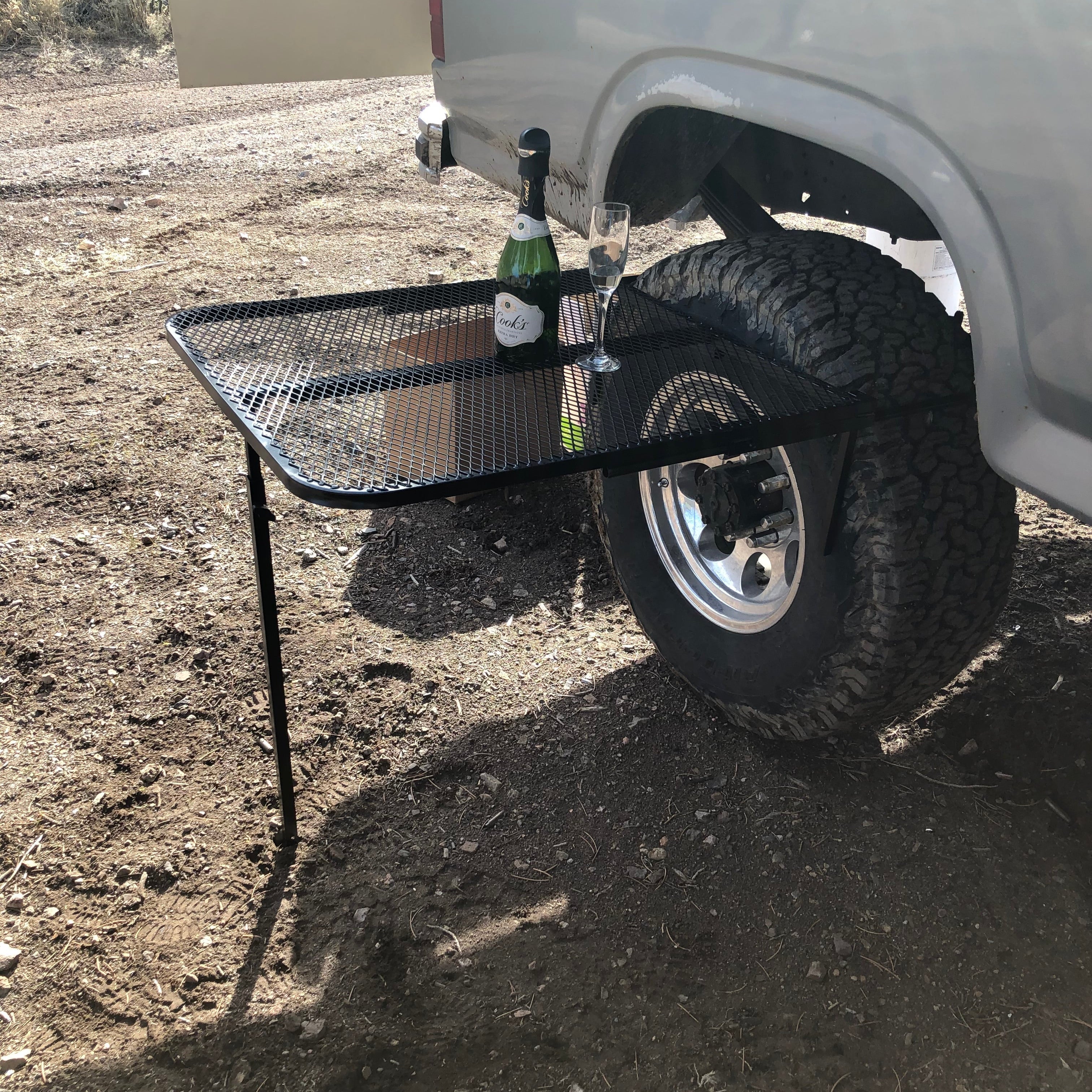 Tail Gater Tire Table Large Steel Camping Tire Table - Image 8