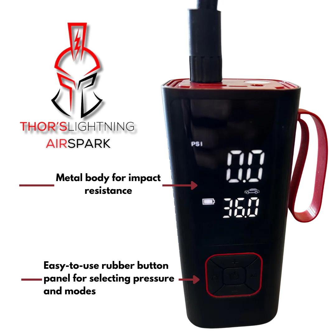 Thor's Lightning AirSpark Portable Battery Box Digital Air Compressor - Image 2