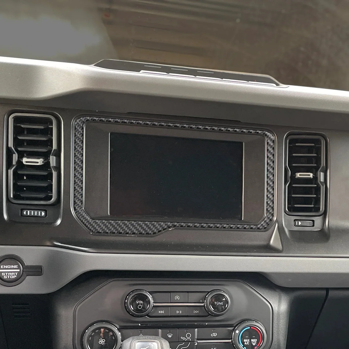 Tufskinz 8 Inch Display Screen Accent Overlay for Ford Bronco (2021-2026) - Image 2