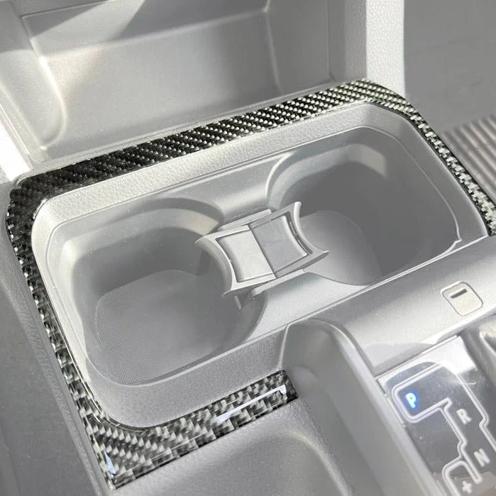 Tufskinz Center Console Cup Holder Accent Overlay for Tacoma (2016-2023) - Image 2