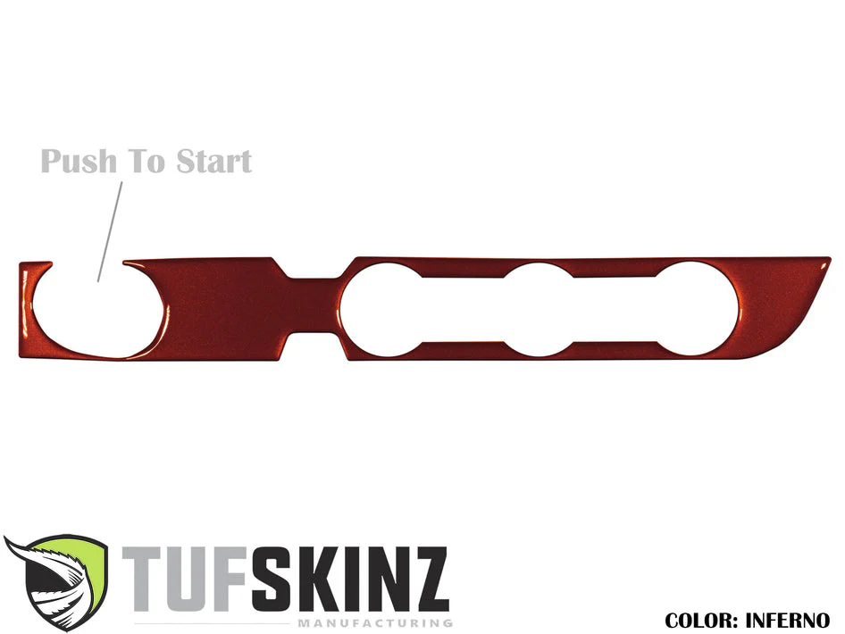Tufskinz Climate Control Accent Trim with 2-Wheel Drive and Push to Start for  Tacoma (2016-2023) - Image 16