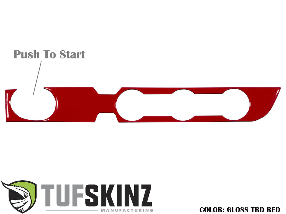 Tufskinz Climate Control Accent Trim with 2-Wheel Drive and Push to Start for  Tacoma (2016-2023) - Image 5