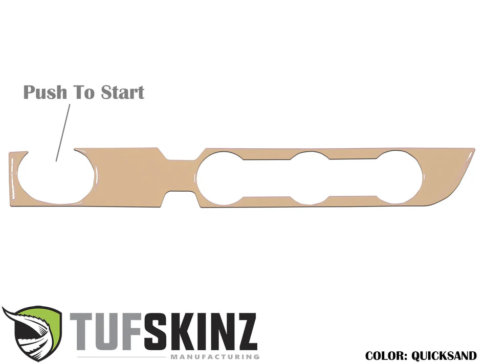 Tufskinz Climate Control Accent Trim with 2-Wheel Drive and Push to Start for  Tacoma (2016-2023) - Image 7