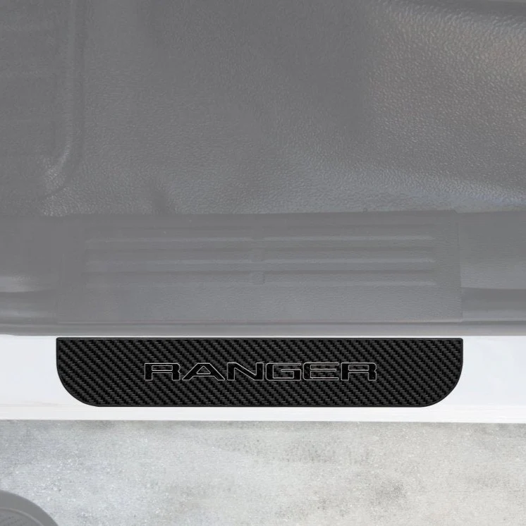 Tufskinz Domed Door Sill Protection Overlays for Ford Ranger (2019-2023) - Image 3