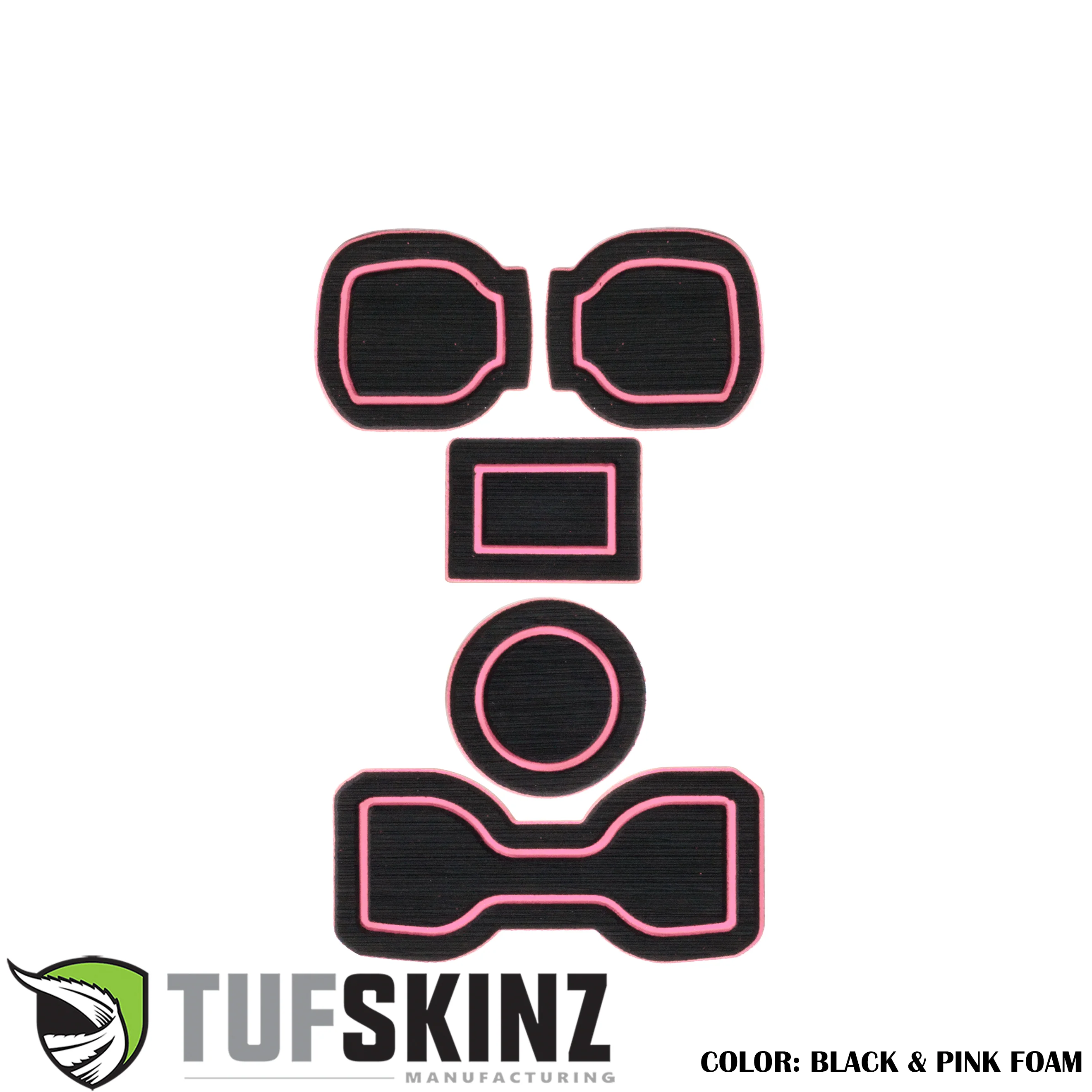 Tufskinz FOAM Cup holder inserts with QI Charger(Automatic) Inserts for  Tacoma (2016-2023) - Image 7