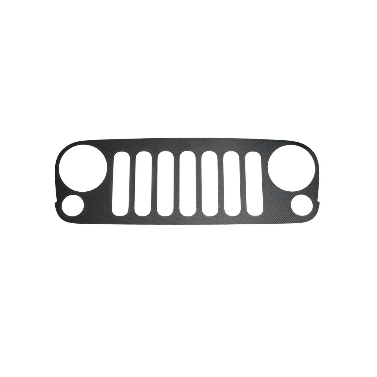 Tufskinz Front Grill Overlay for Jeep Wrangler (2007-2018) - Image 6
