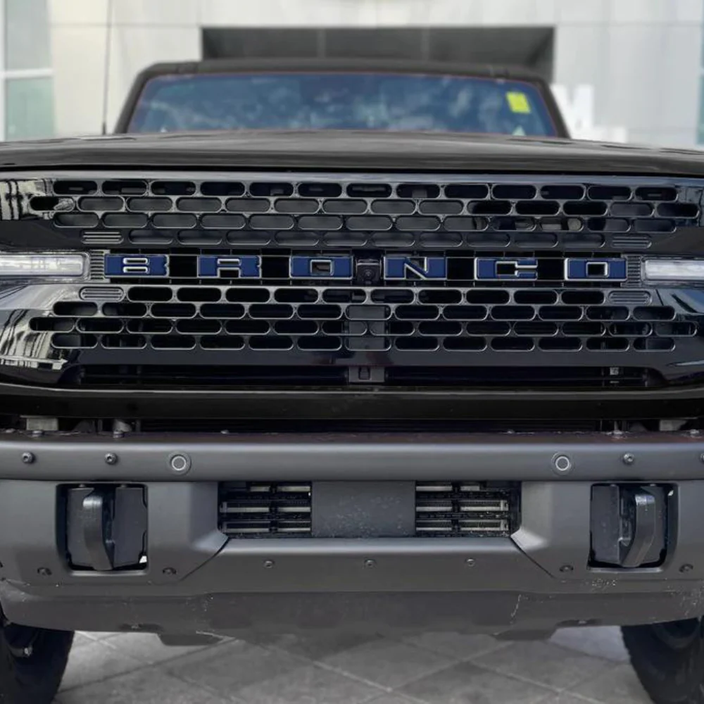 Tufskinz Front Grille Letter Overlays for Ford Bronco (2021-2026) - Image 4