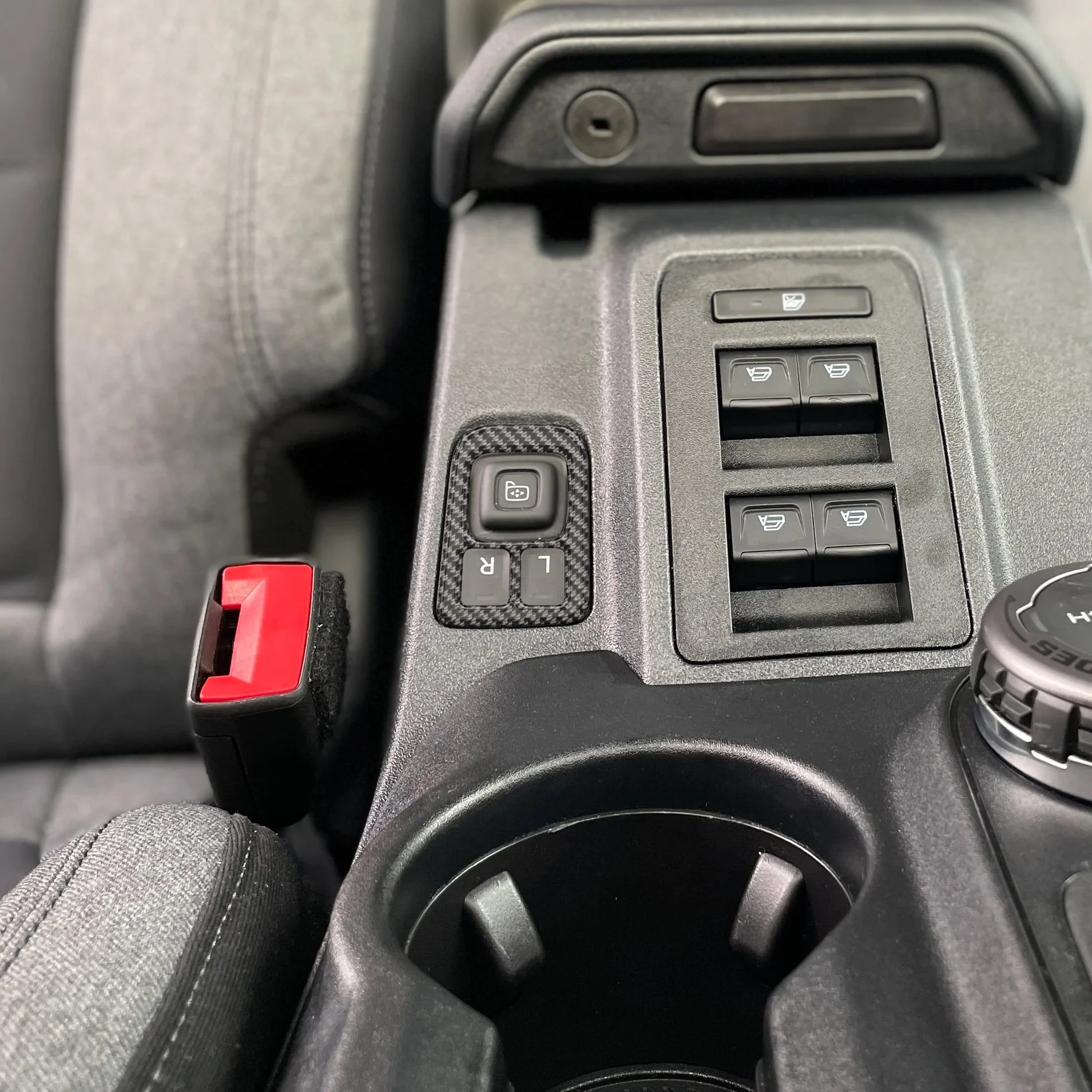 Tufskinz Mirror Control Switch Accent Overlay for Ford Bronco (2021-2026) - Image 2