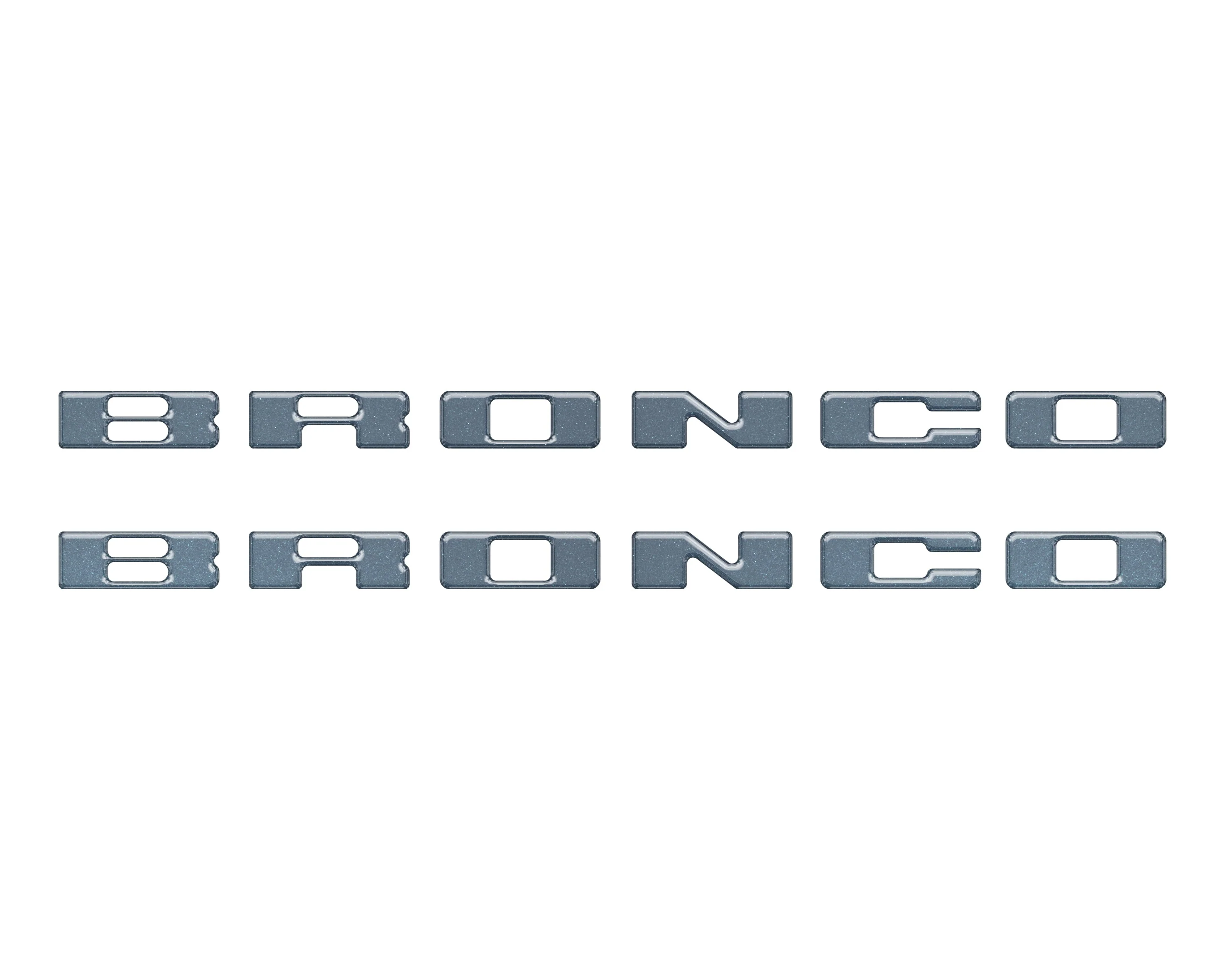 Tufskinz Rear Mudflap Letter Overlays for Ford Bronco Sport (2021-2026) - Image 4