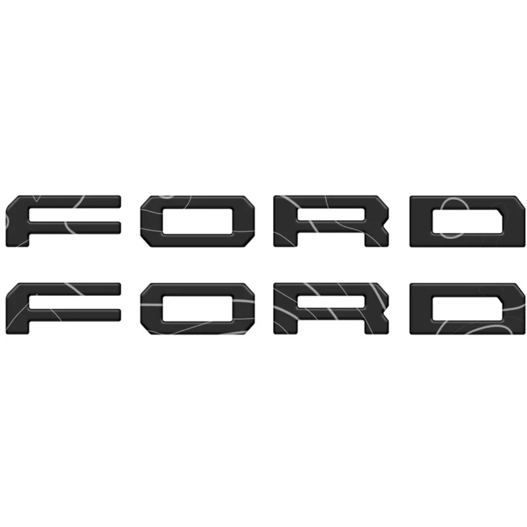 Tufskinz Running Board Letter Inserts for Super Duty & F-150 (2023-2025) - Image 15