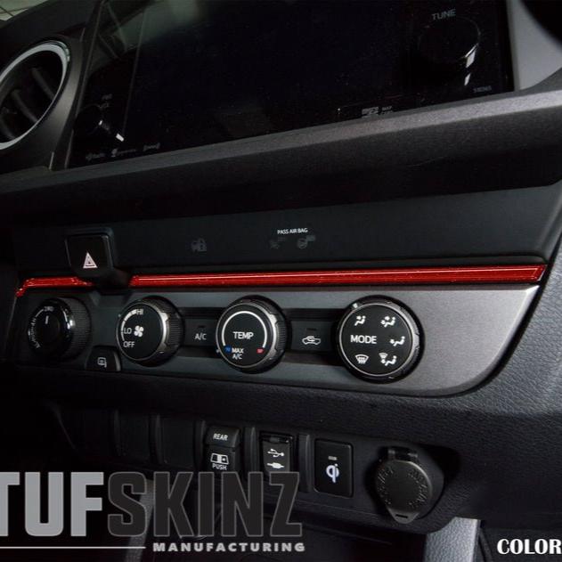 Tufskinz Strip Above Climate Control Accent Trim for Tacoma (2016-2023) - Image 28